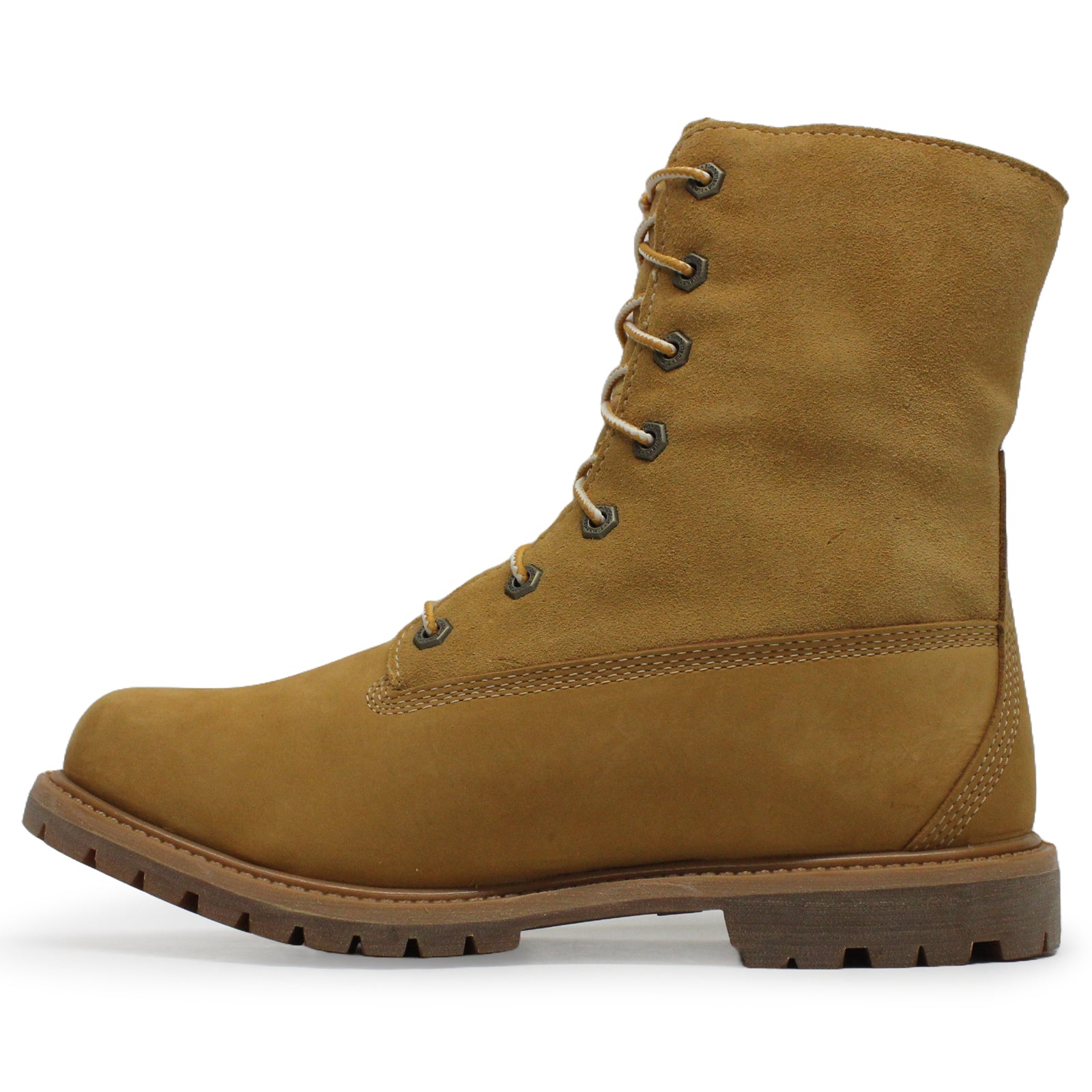 Timberland Authentic Mid Leather Textile Womens Boots#color_wheat