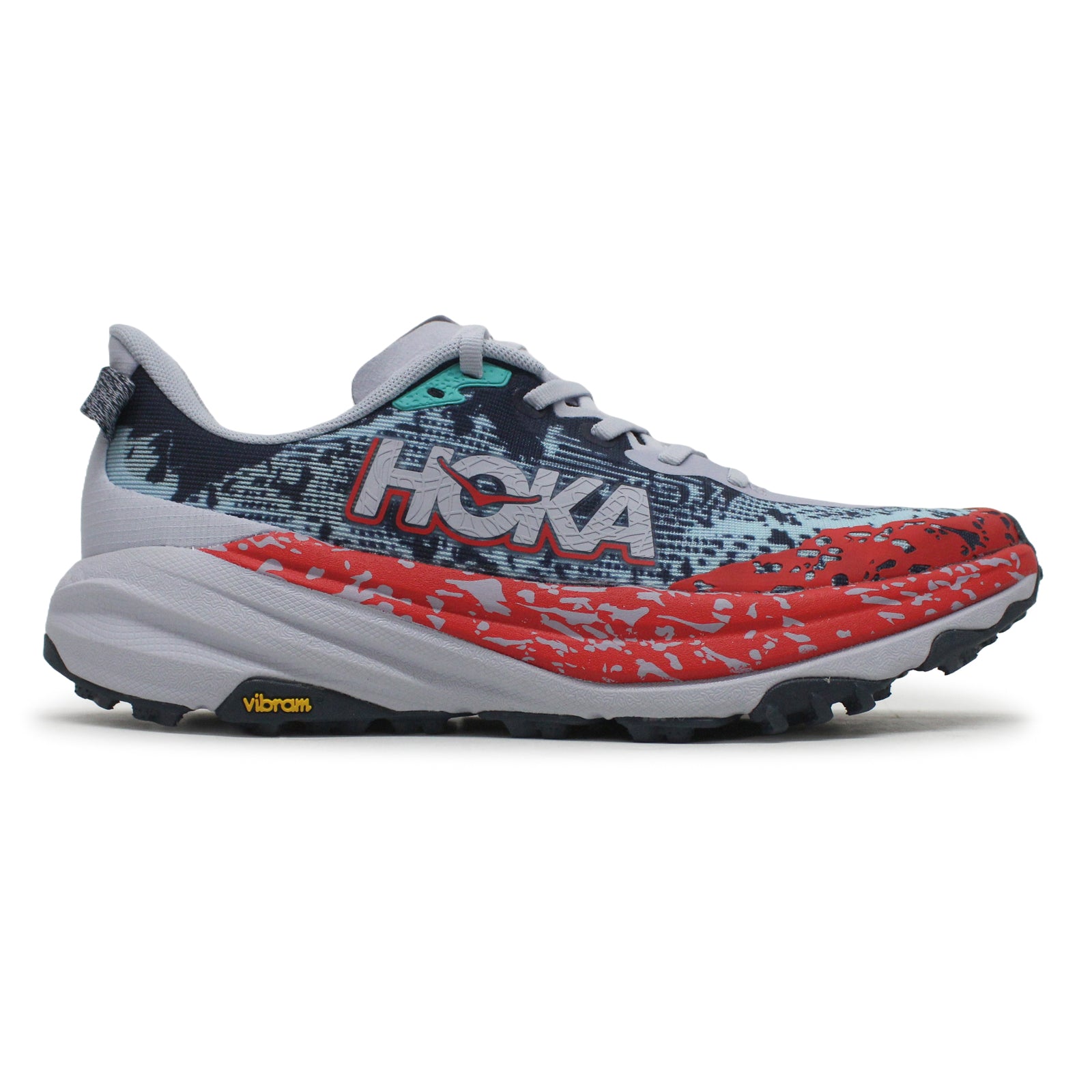 Hoka Speedgoat 6 Textile Mens Trainers#color_gull stormy skies