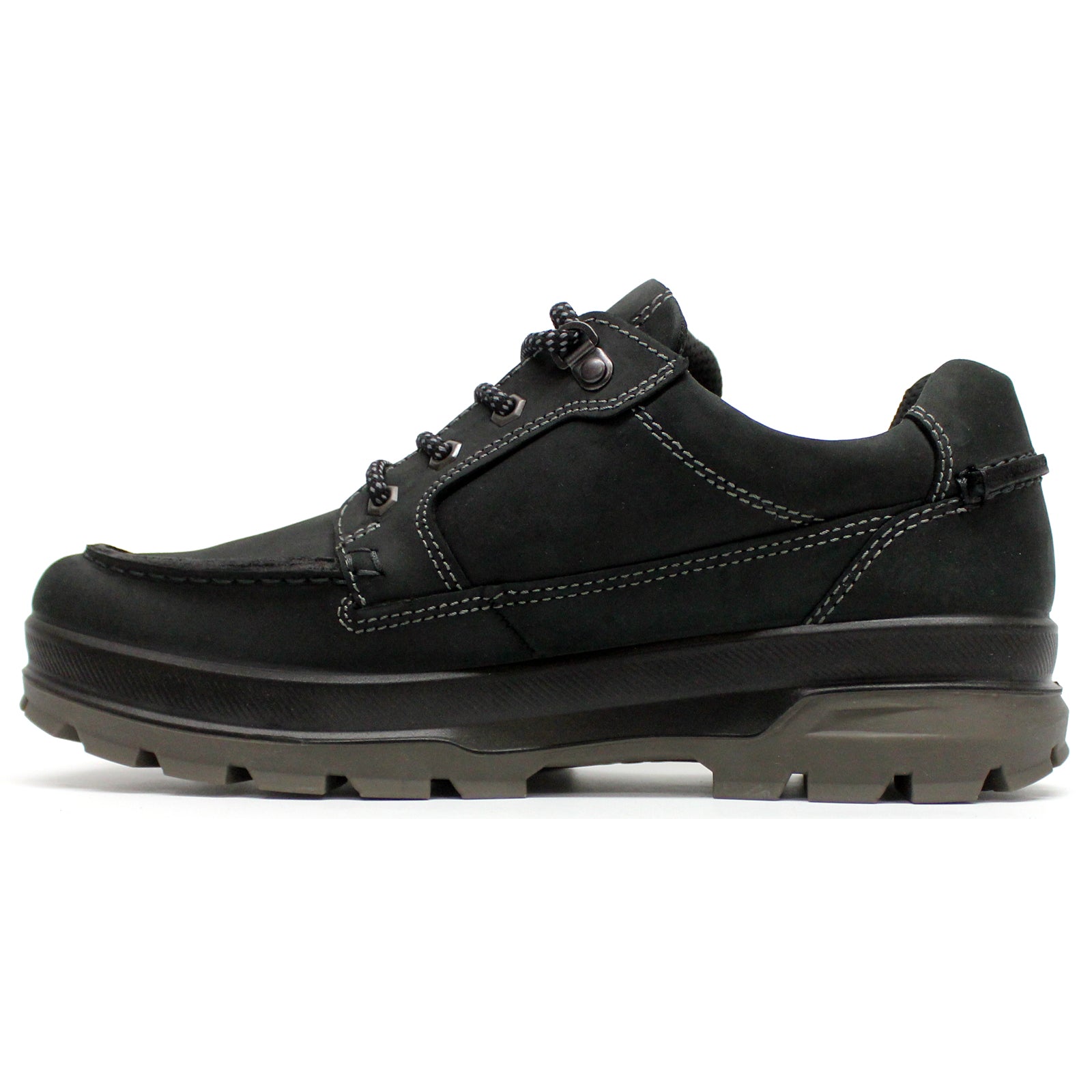 Ecco Rugged Track Oiled Nubuck Mens Shoes#color_black