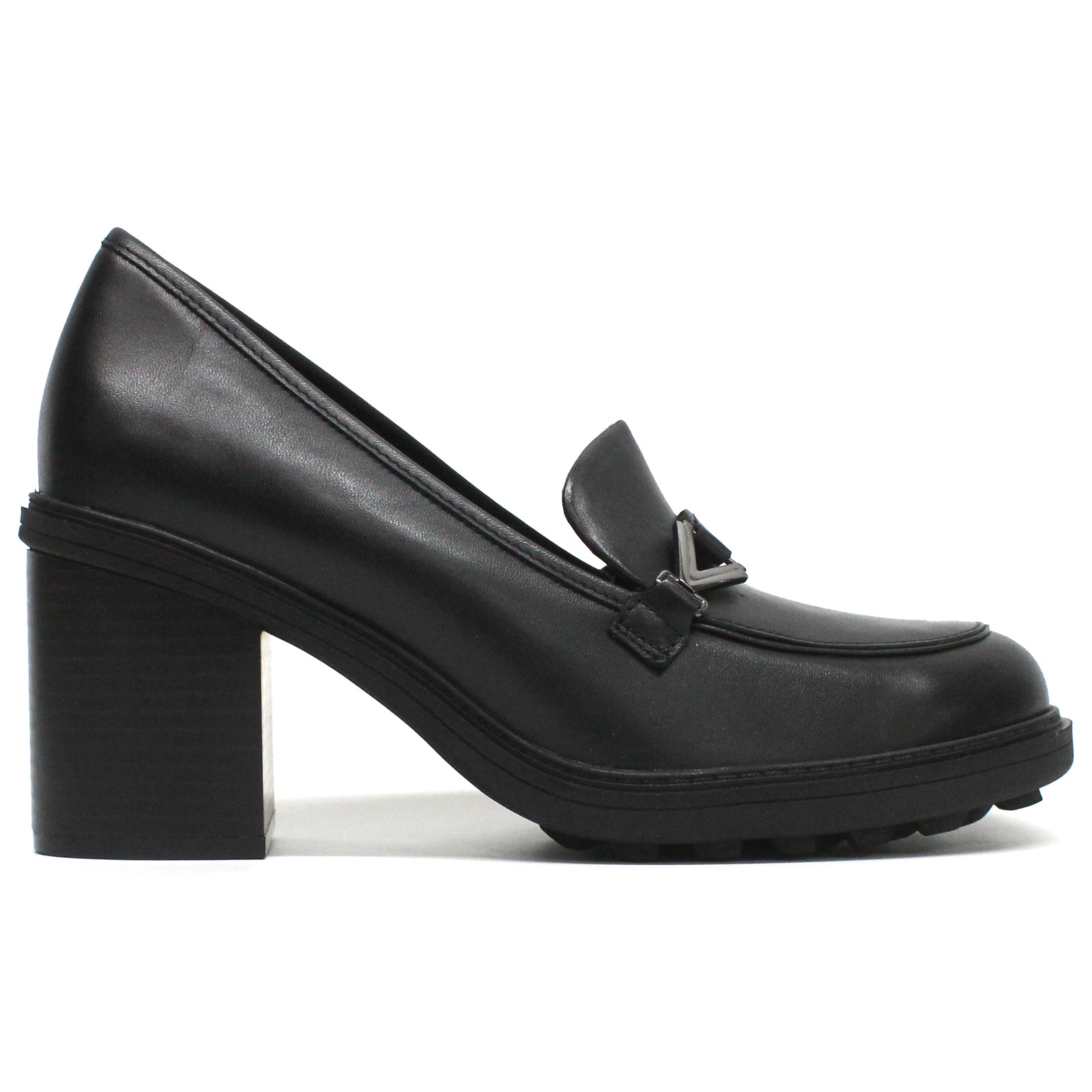 Vionic Tiburon Leather Womens Shoes#color_black