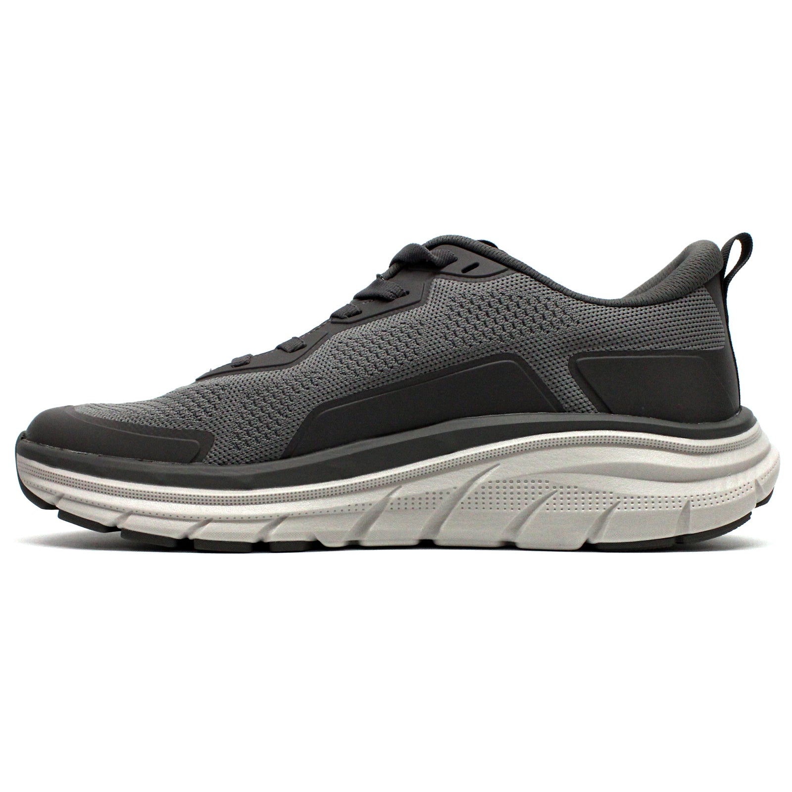 Vionic Walk Max Textile Synthetic Mens Trainers#color_charcoal