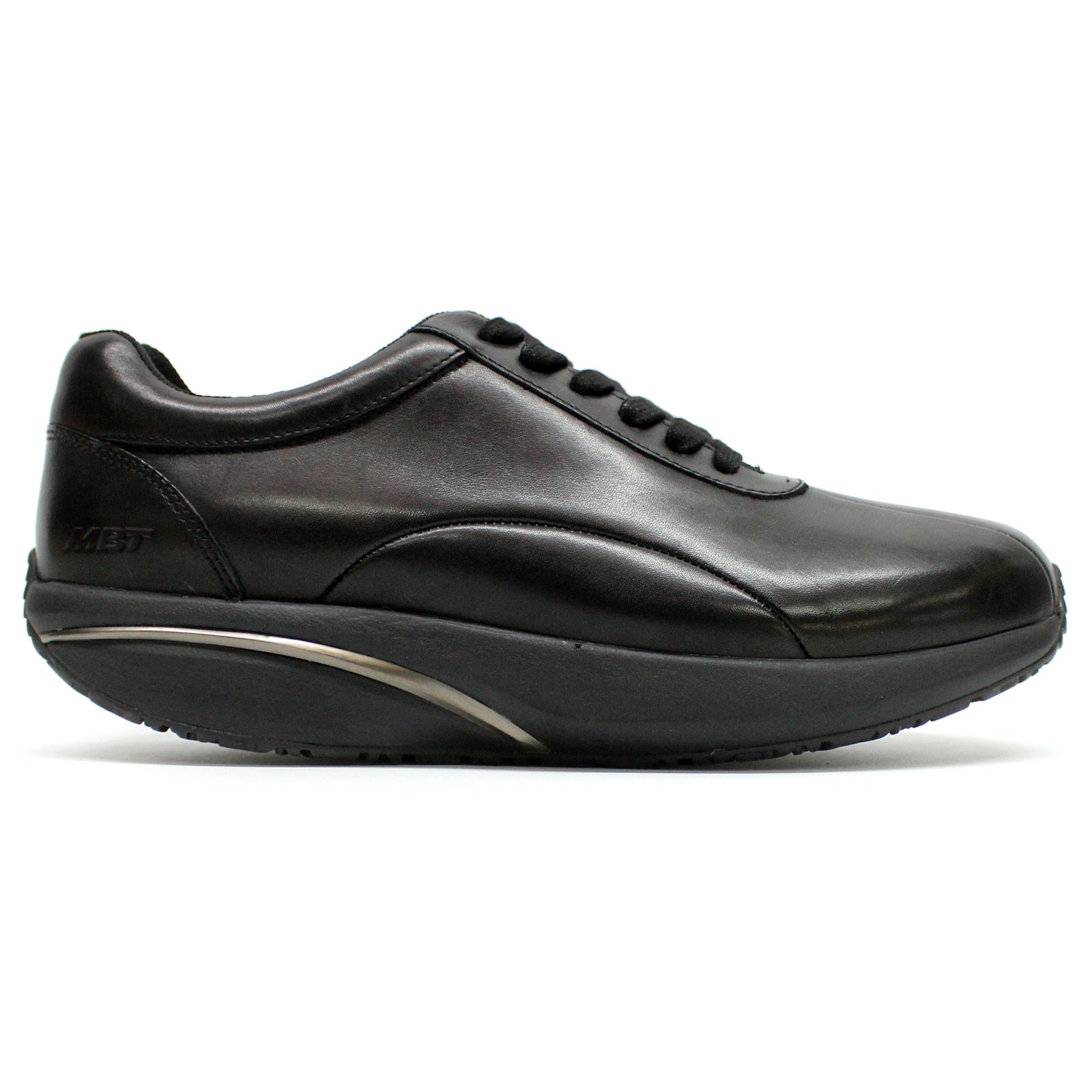 MBT Anka Nappa Leather Mens Shoes#color_black black