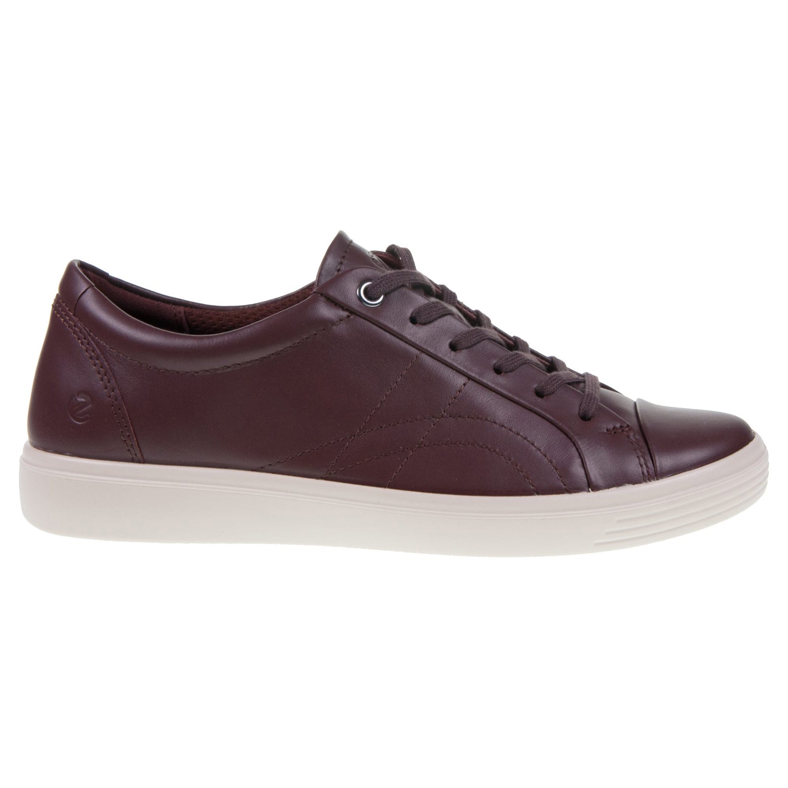 Ecco Classic 218613 Leather Womens Trainers#color_chocolat