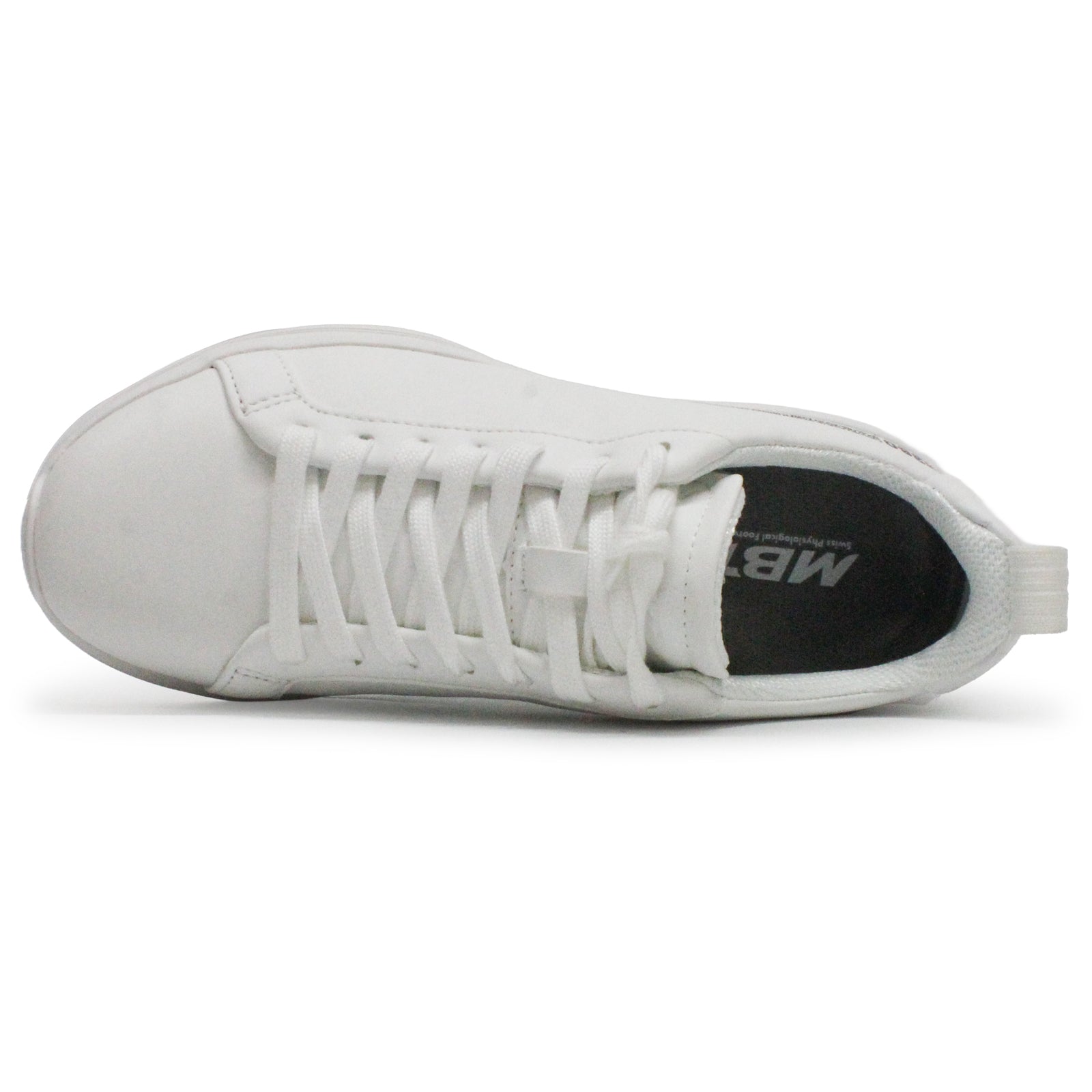 MBT M360 E1 Synthetic Leather Womens Trainers#color_white