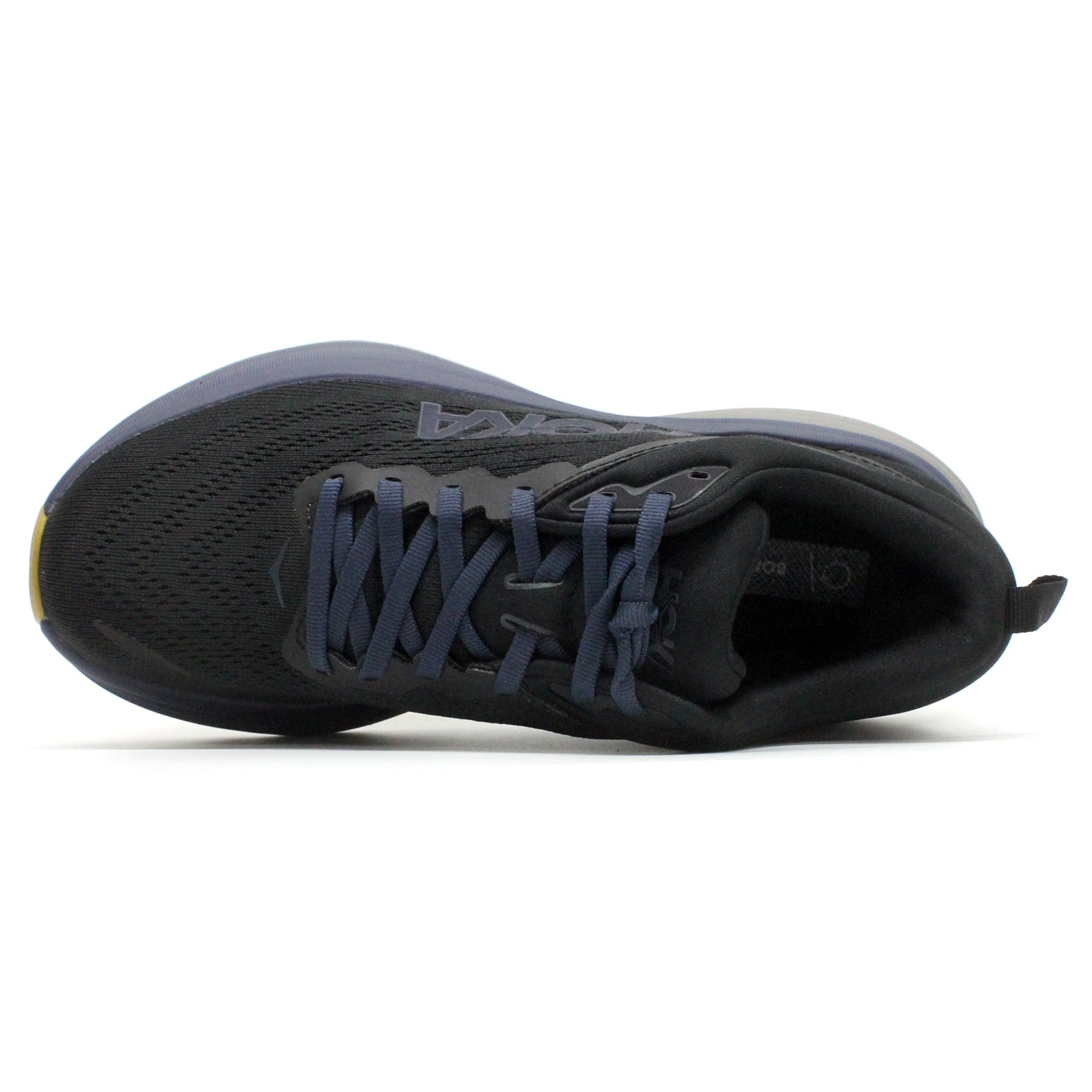 Hoka Bondi 8 Textile Synthetic Mens Trainers#color_black iron ore