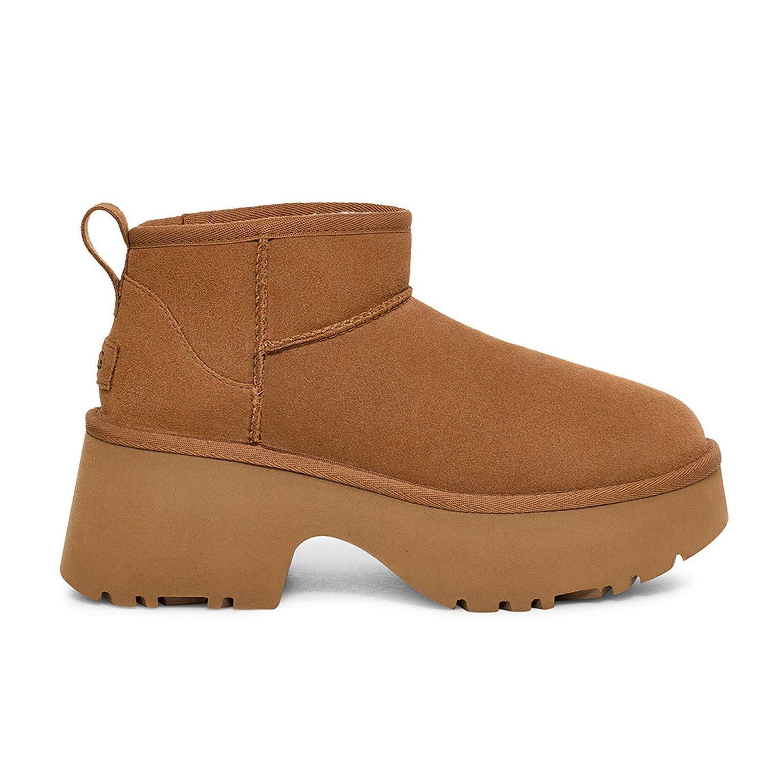 Ugg Classic Ultra Mini New Heights Suede Womens Boots#color_chestnut