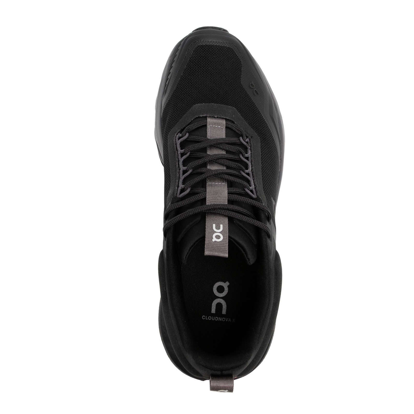 On Cloudnova X Textile Synthetic Mens Trainers#color_black eclps