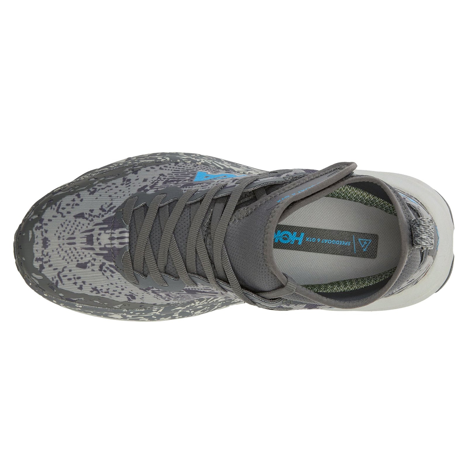 Hoka Speedgoat 6 Mid GTX Textile Mens Trainers#color_satellite grey stardust