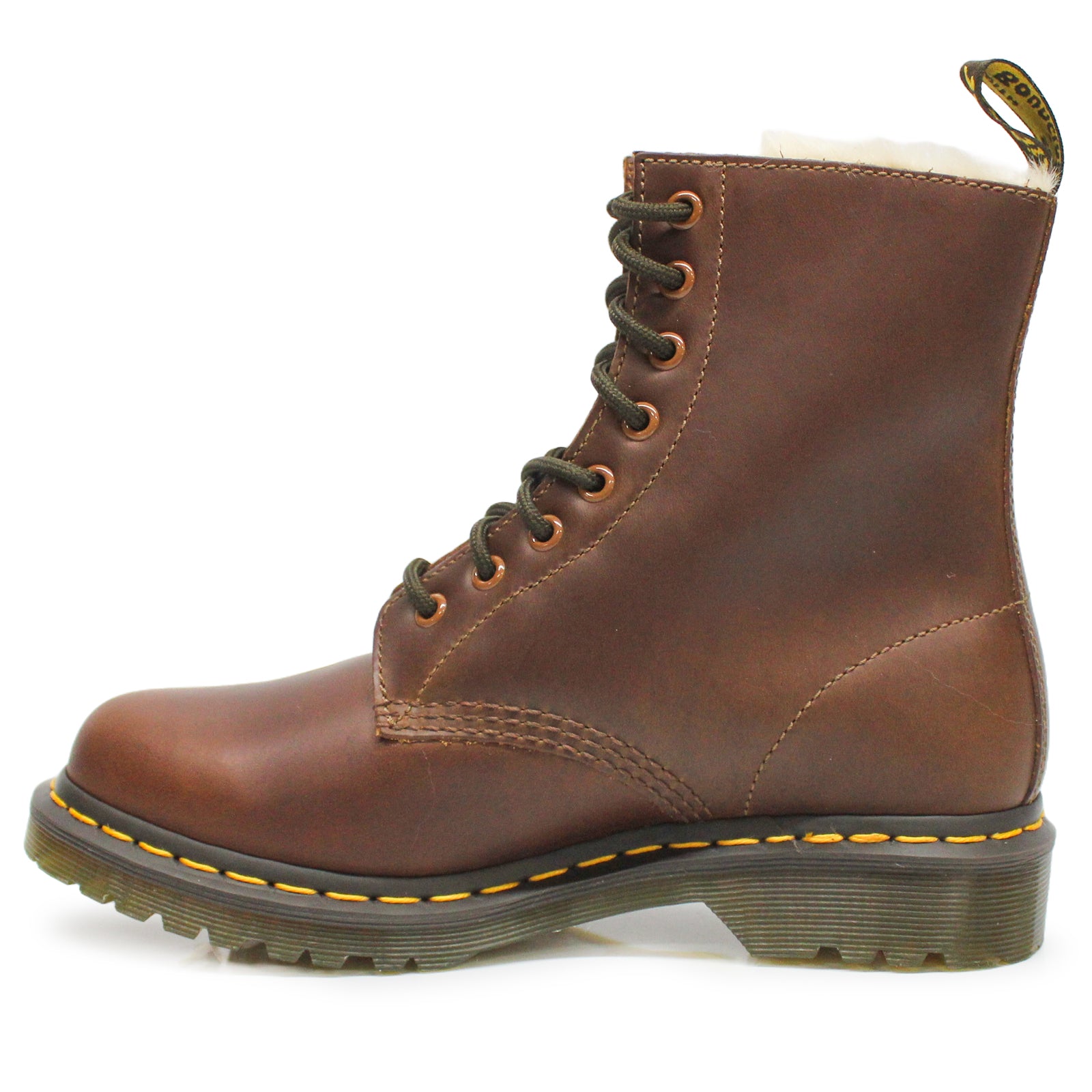 Dr. Martens 1460 Serena Orleans Leather Womens Boots#color_butterscotch