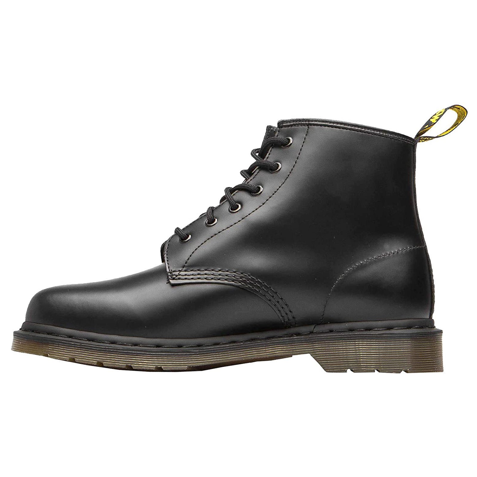 Dr. Martens 101 24255001 Smooth Leather Unisex Boots - Black - 6.5#color_black