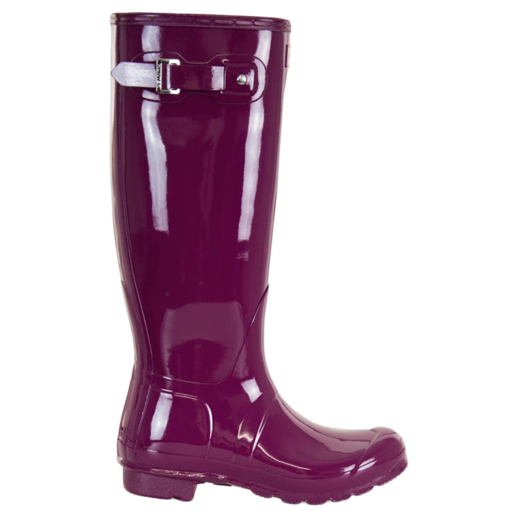 Hunter Original Tall Gloss Rubber Womens Boots#color_violet