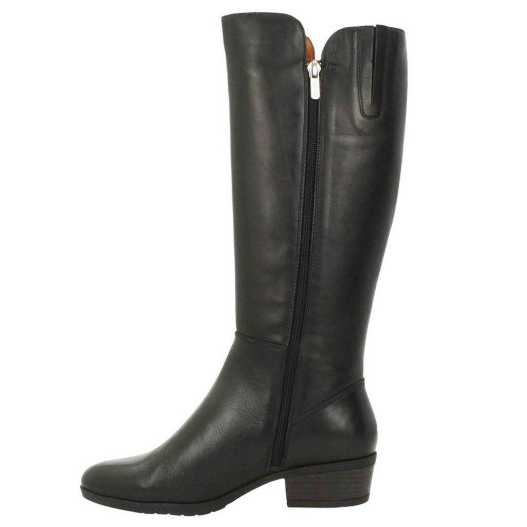 Pikolinos Womens Boots Daroca High-profile Knee-High Zip-Up Leather - UK 7-7.5