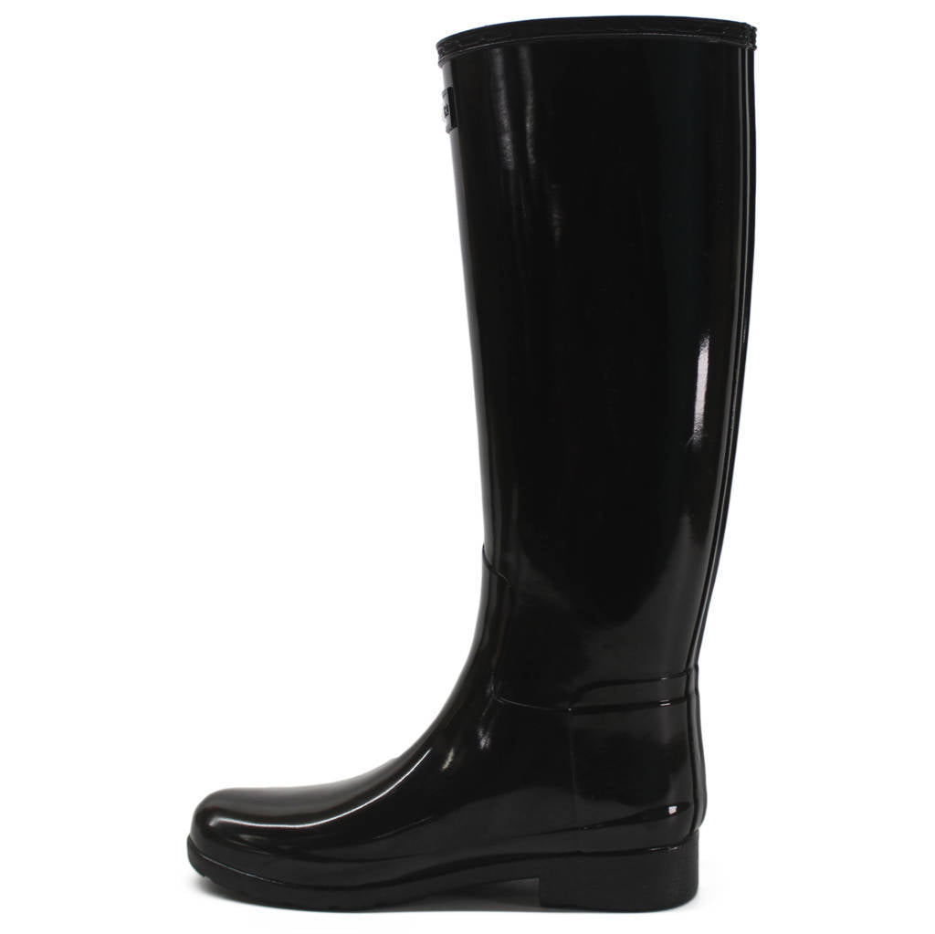 Hunter Womens Boots Original Refined Gloss Knee-high Wellies Rubber - UK 4