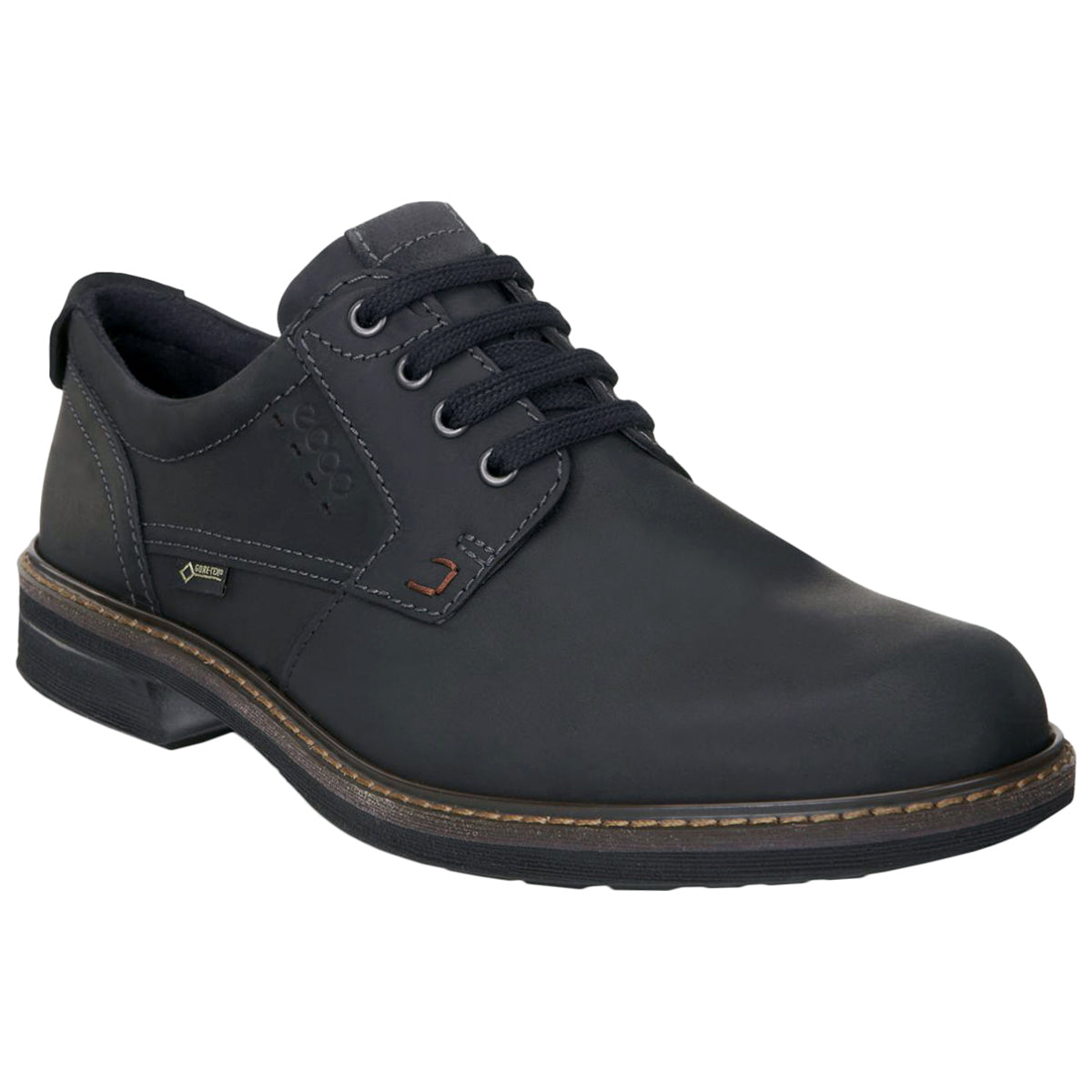 Ecco Turn 510174-51052 Leather Mens Shoes - Black - 43#color_black