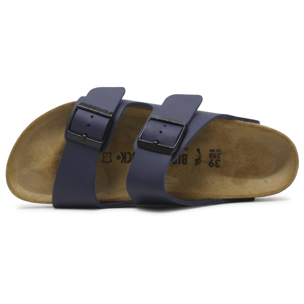 Birkenstock Unisex Sandals Arizona Glossy Casual Summer Slides Birko-Flor - UK 7