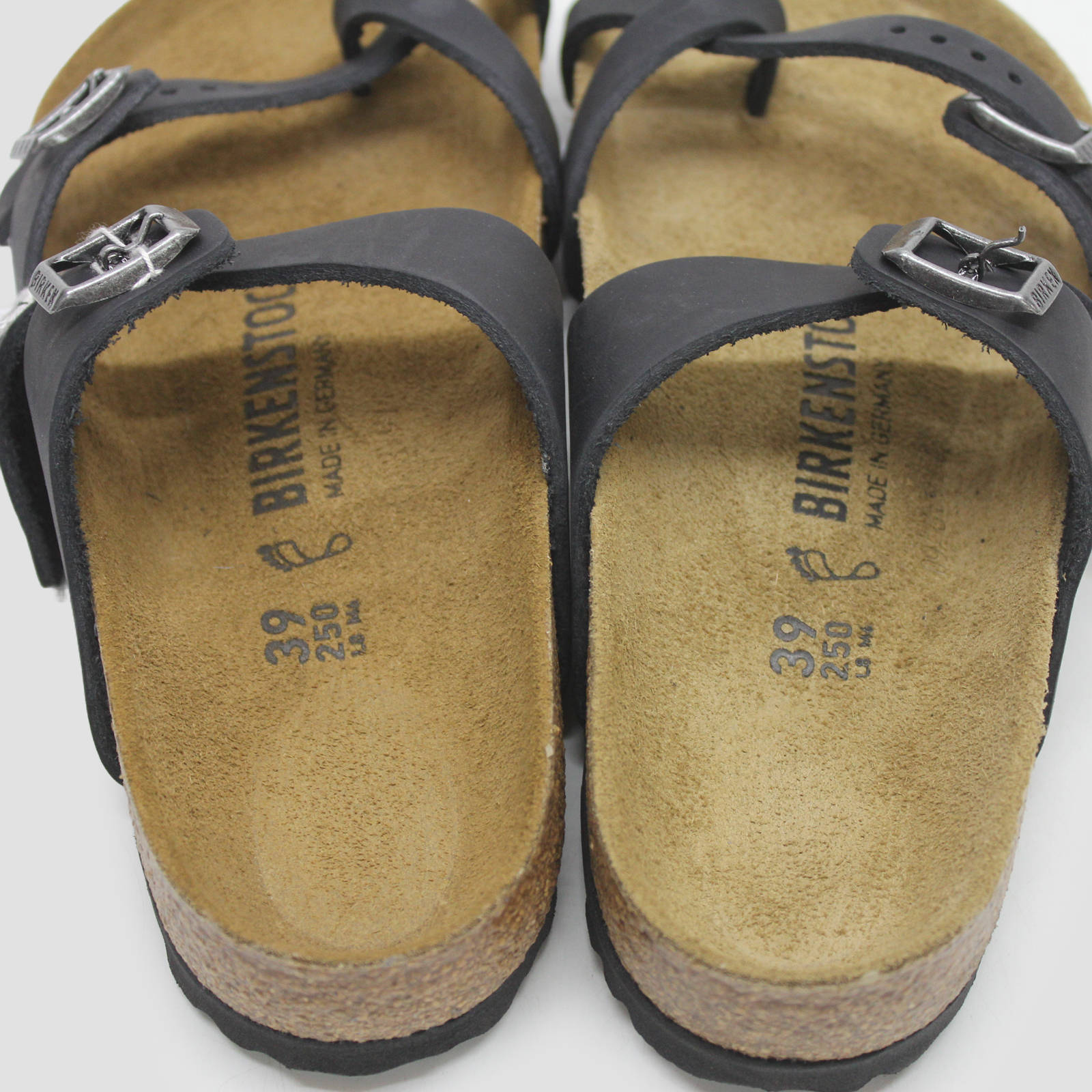 Birkenstock Unisex Sandals Mayari Mens Womens Beach Buckle Nubuck - UK 5.5