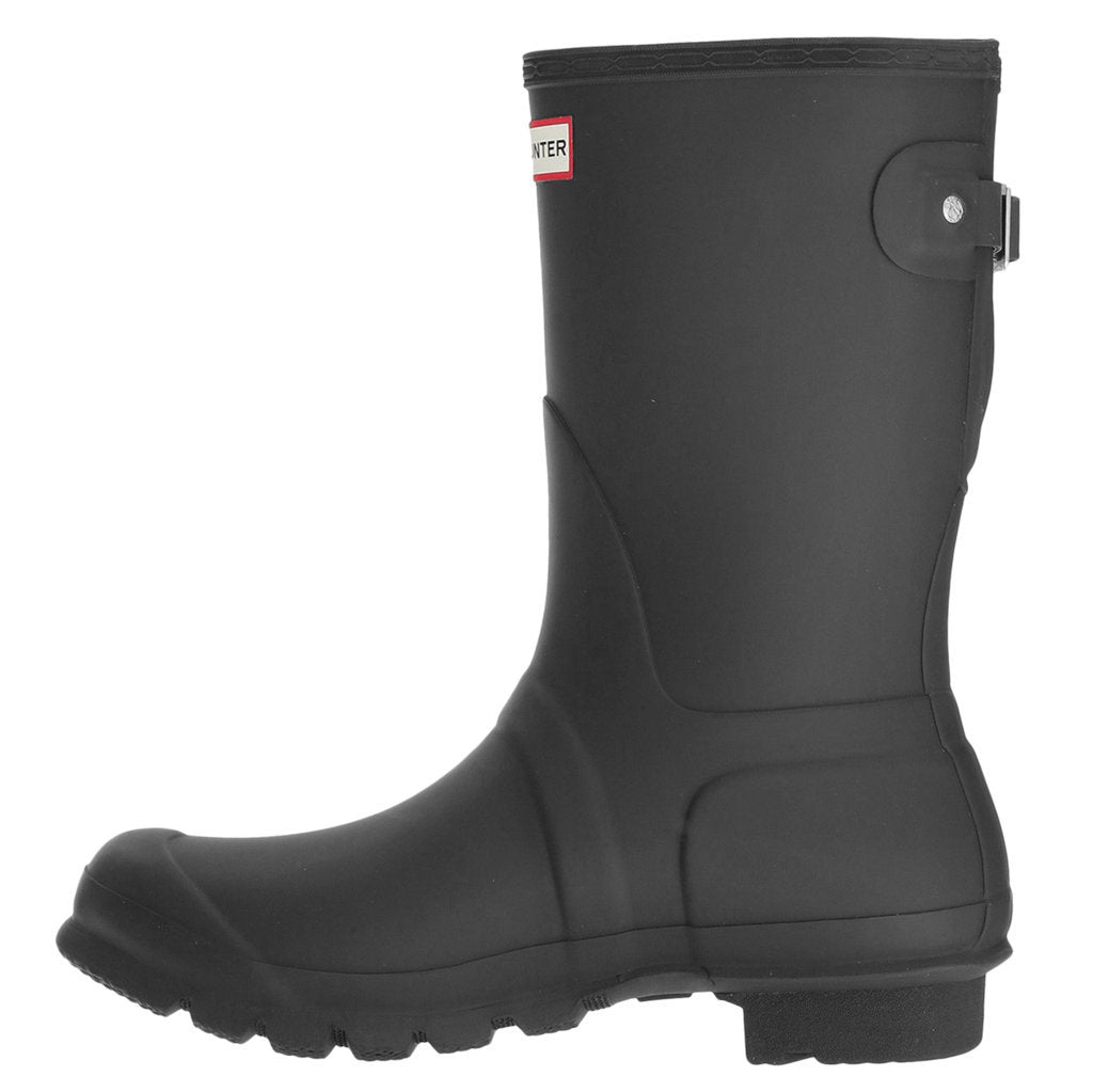 Hunter Womens Boots Original Back Adjustable Short Waterproof Wellies Rubber - UK 8