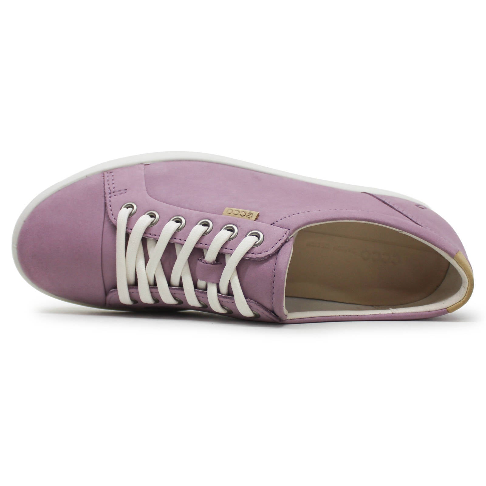 Ecco Soft 7 430003 Nubuck Womens Trainers#color_lavender mist