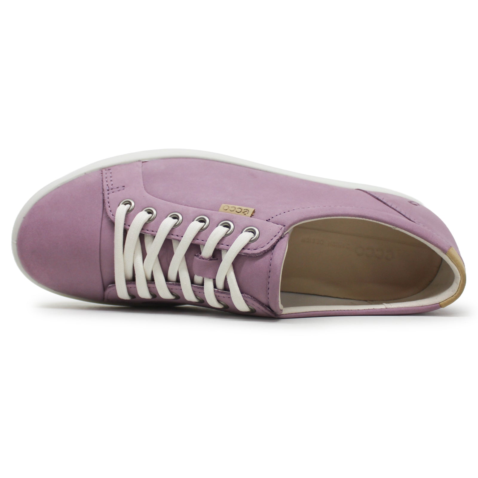 Ecco Soft 7 430003 430003-01981 Nubuck Womens Trainers - Lavender Mist - 41#color_lavender mist