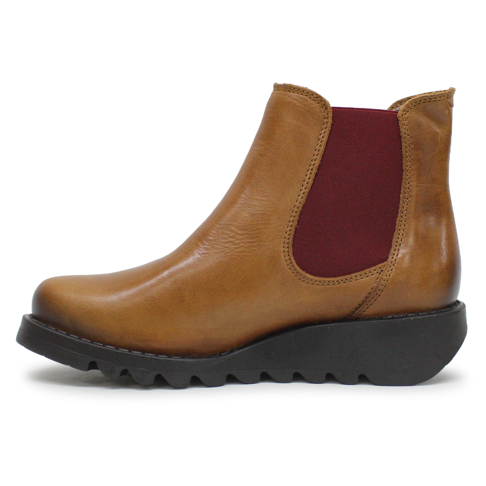 Fly London SALV Rug Leather Womens Boots#color_Mid Brown