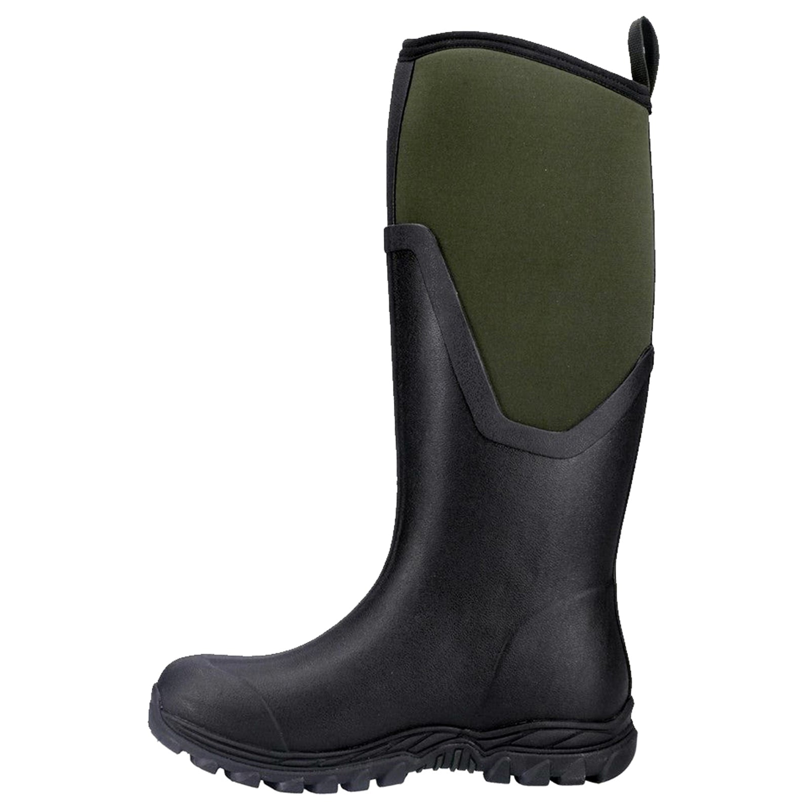 Muck Boot Arctic Sport II Tall Synthetic Textile Womens Boots#color_black moss plain