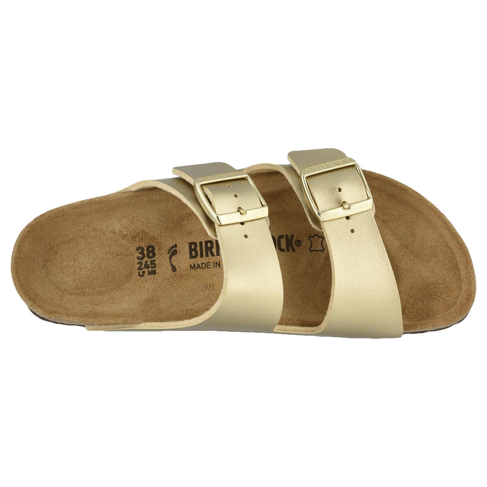 Birkenstock Unisex Sandals Arizona BS Buckles Straps Slides Birko-Flor - UK 7