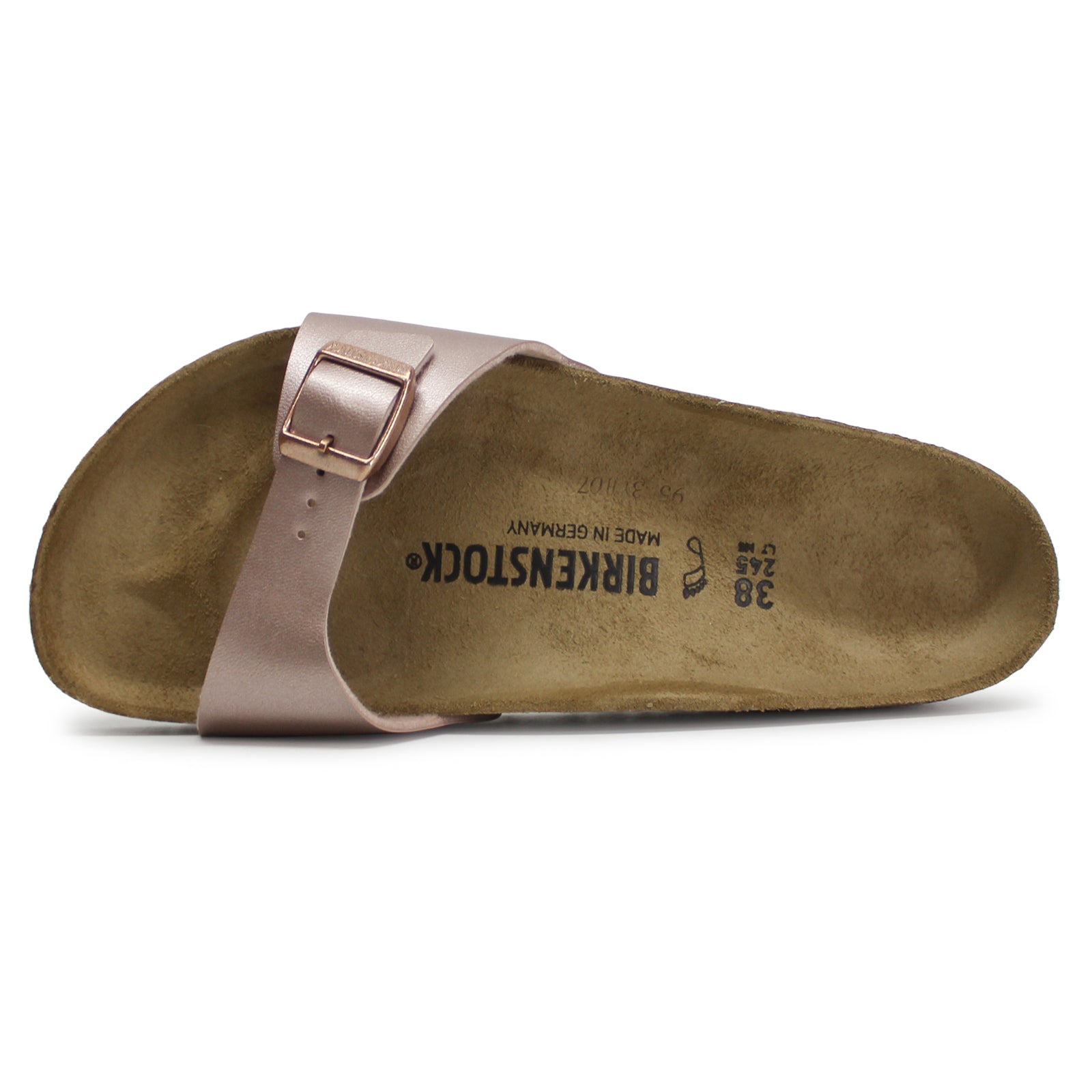 Birkenstock Madrid BS 1023953 Birko-Flor Unisex Sandals - Copper - 37#color_copper