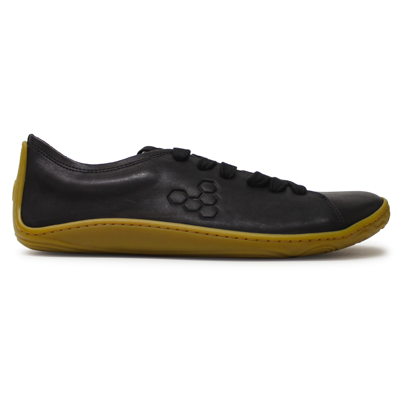 Vivobarefoot Addis Leather Mens Sneakers#color_black