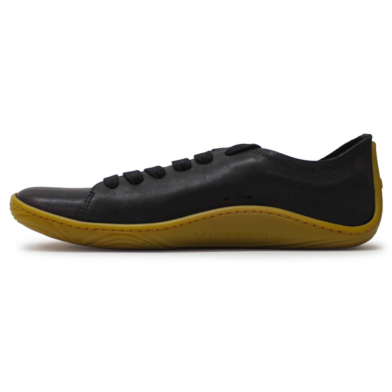 Vivobarefoot Addis Leather Mens Sneakers#color_black