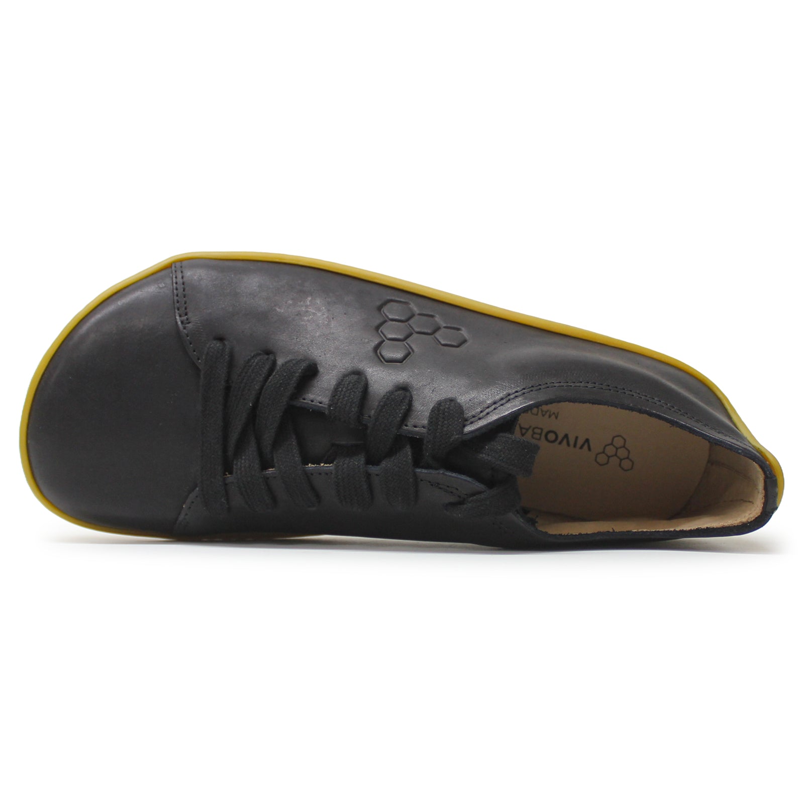 Vivobarefoot Addis Leather Mens Sneakers#color_black