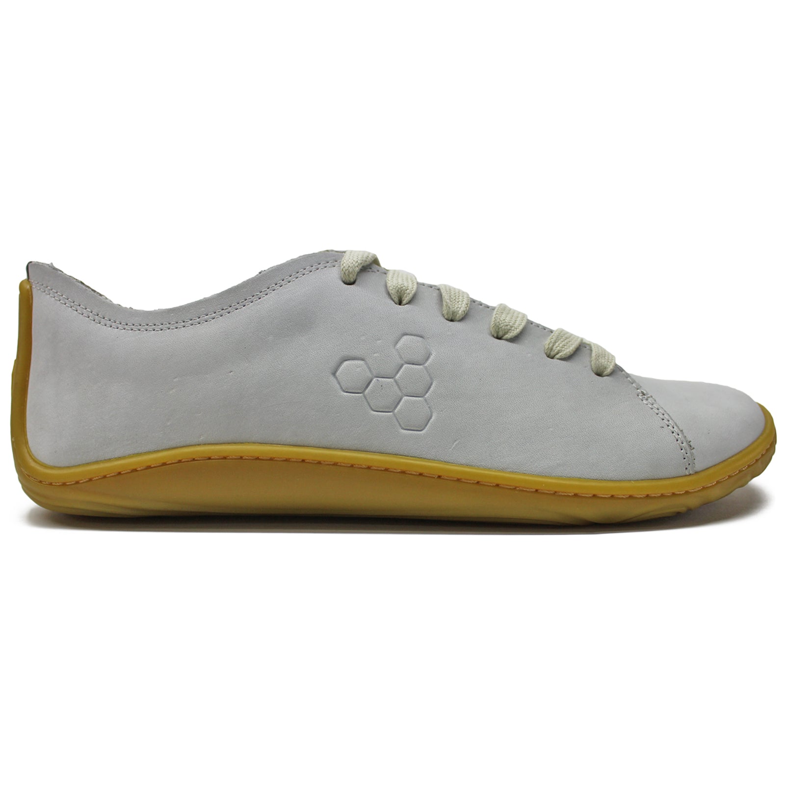 Vivobarefoot Addis 300123-03 Leather Mens Trainers - Cement - 43#color_cement