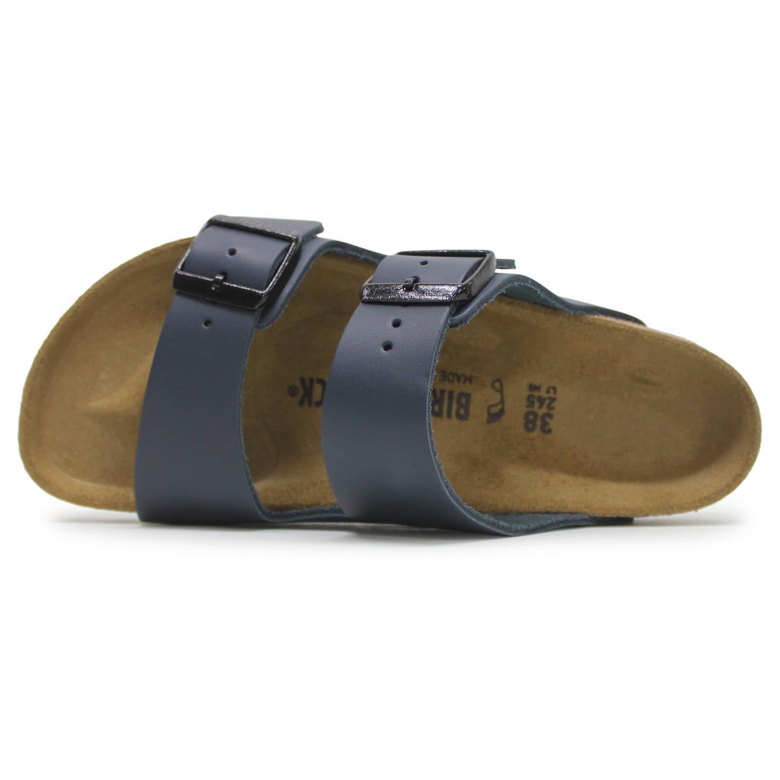 Birkenstock Unisex Sandals Arizona BS Buckle Straps Slides Natural Leather - UK 5.5