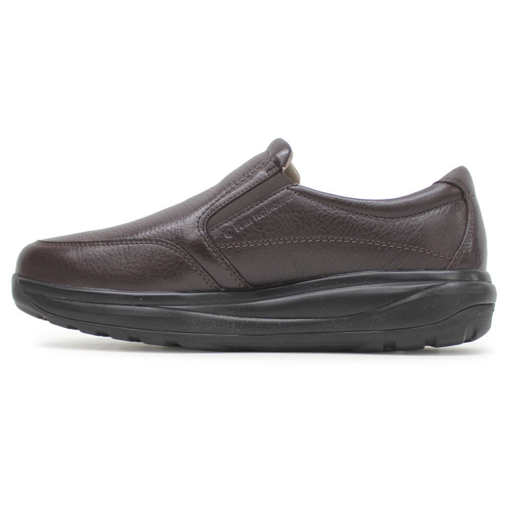 Joya Traveler II Leather Mens Shoes#color_dark brown