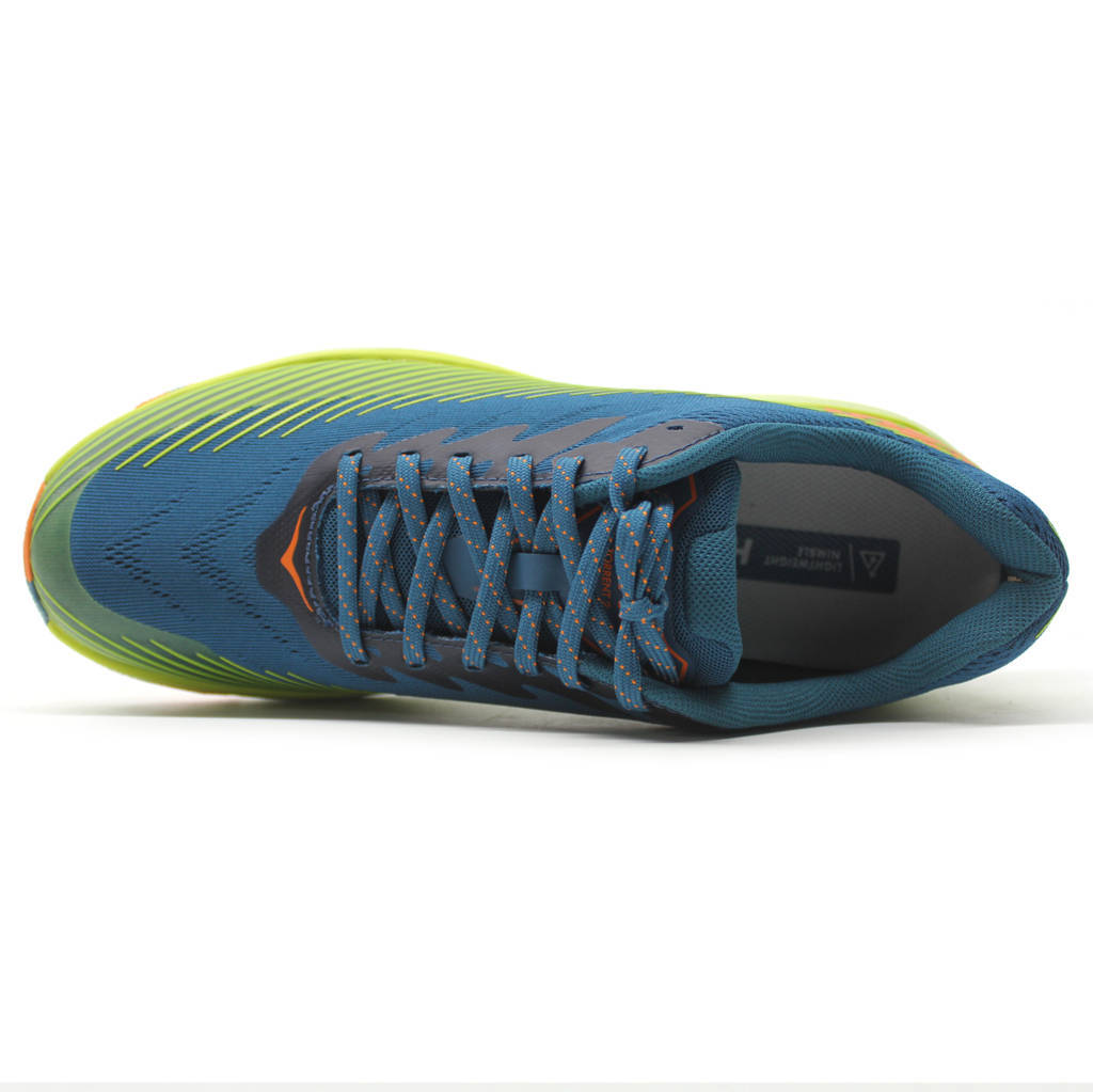 Hoka One One Torrent 2 Synthetic Textile Mens Trainers#color_blue coral evening primrose