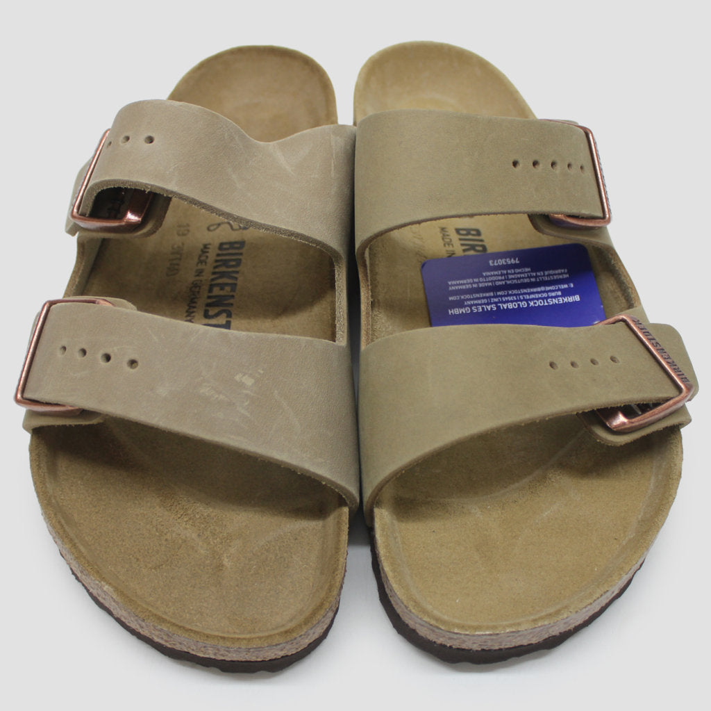 Birkenstock Unisex Sandals Arizona BS. Casual Buckles Straps Slides Nubuck - UK 5