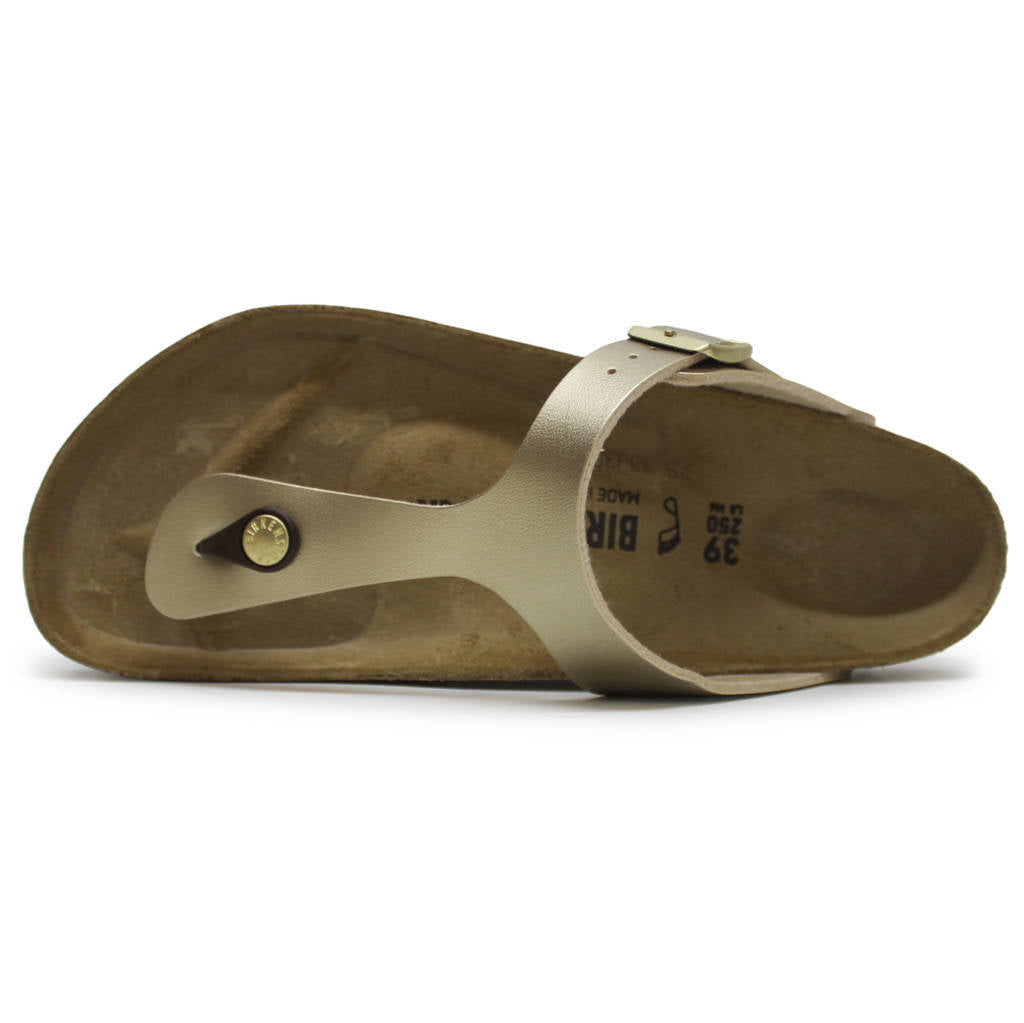 Birkenstock Gizeh BS Birko-Flor Unisex Sandals#color_gold