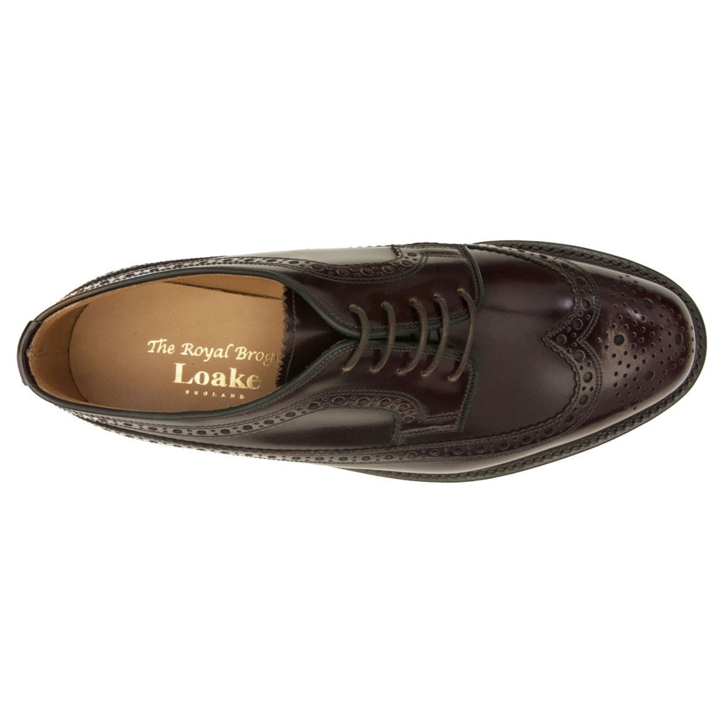 Loake Mens Shoes Royal Casual Low-Profile Goodyear-Welt Lace-Up Leather - UK 10