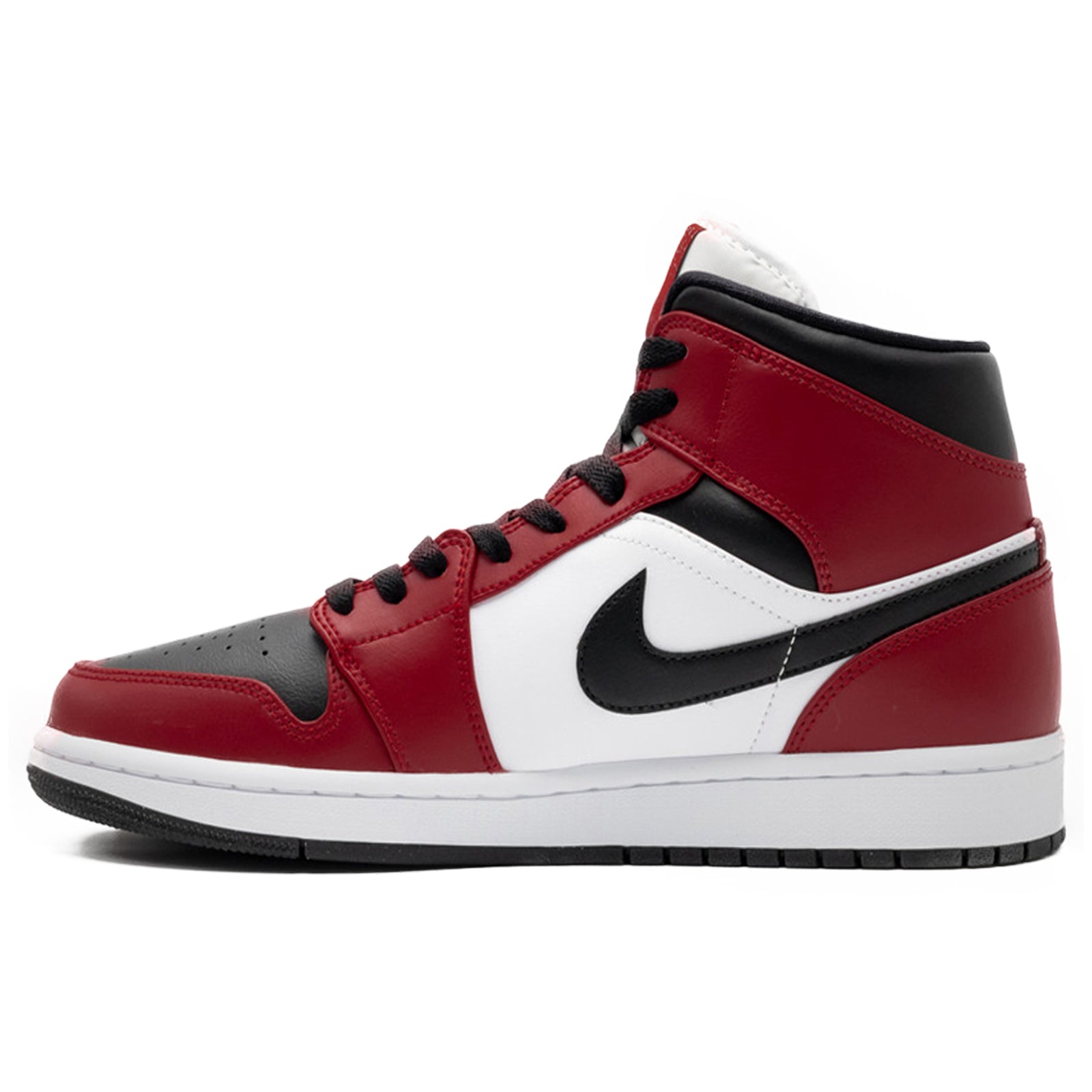 Jordan Youth Air Jordan 1 Mid GS Leather Synthetic Trainers - UK 6