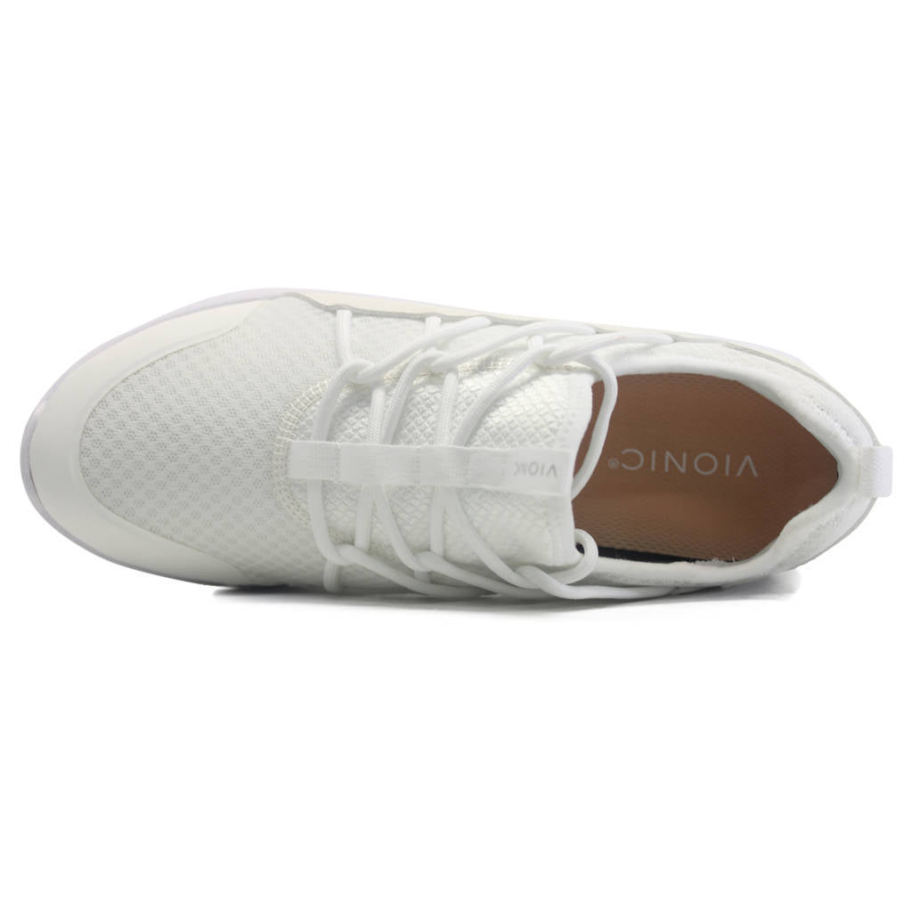 Vionic Brisk Zeliya Synthetic Textile Womens Trainers#color_white