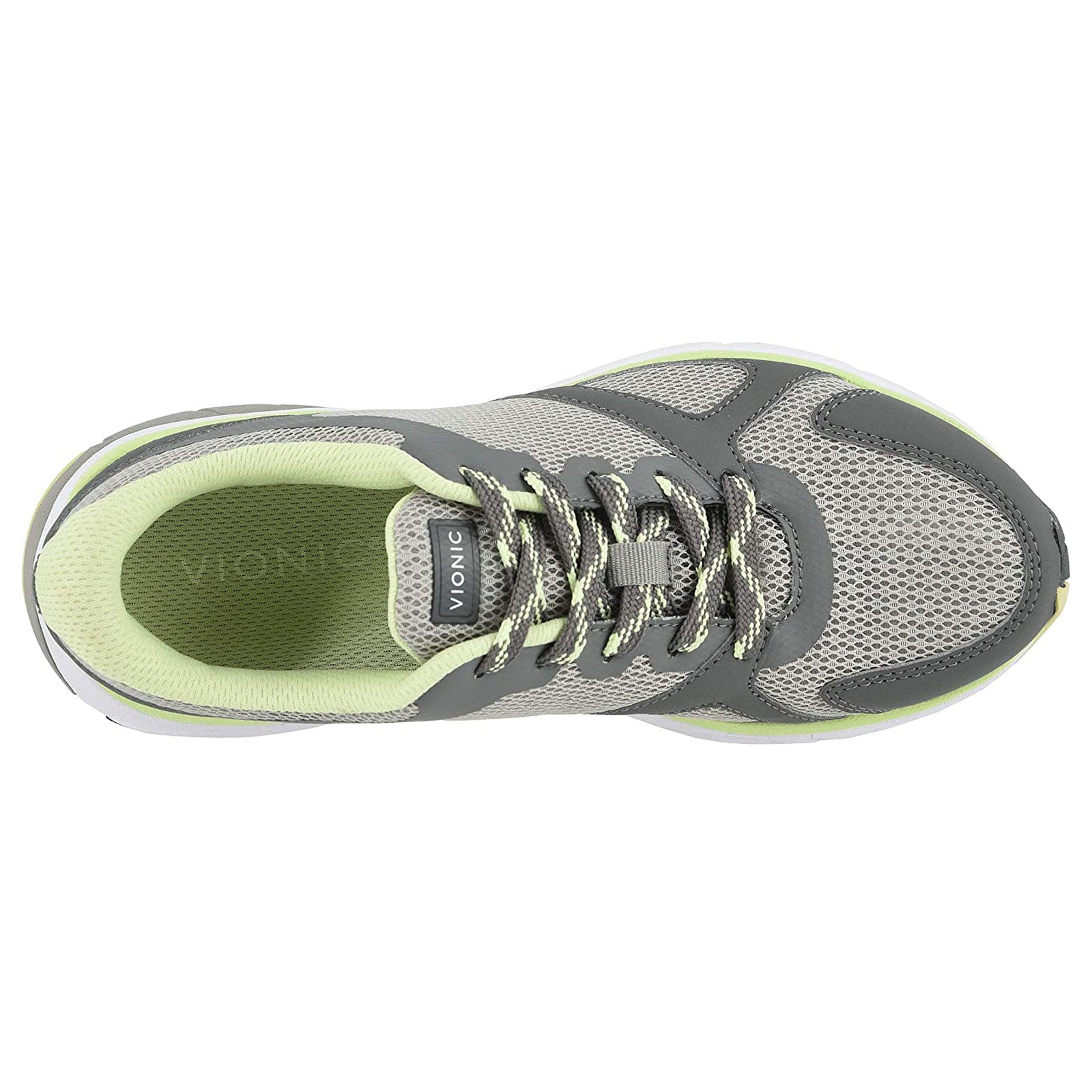 Vionic Drift Tokyo TOKYO-GRY Synthetic Textile Womens Trainers - Grey - 38#color_grey