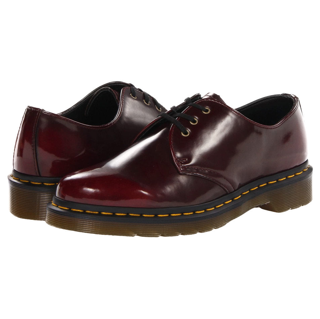 Dr. Martens Vegan 1461 Synthetic Unisex Shoes#color_cherry red