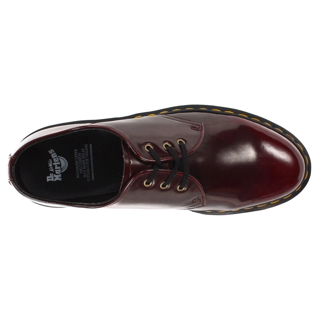 Dr. Martens Vegan 1461 Synthetic Unisex Shoes#color_cherry red