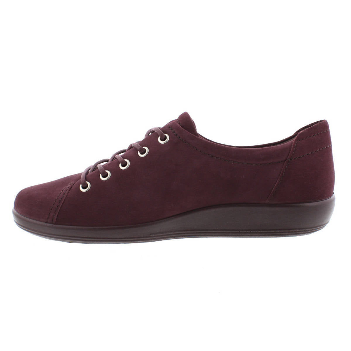 Ecco Soft 2.0 206503 Leather Womens Trainers#color_Fig