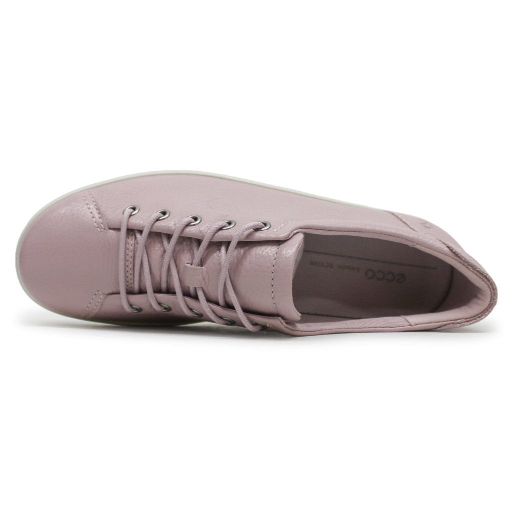 Ecco Soft 2.0 206503 Leather Womens Trainers#color_Violet Ice