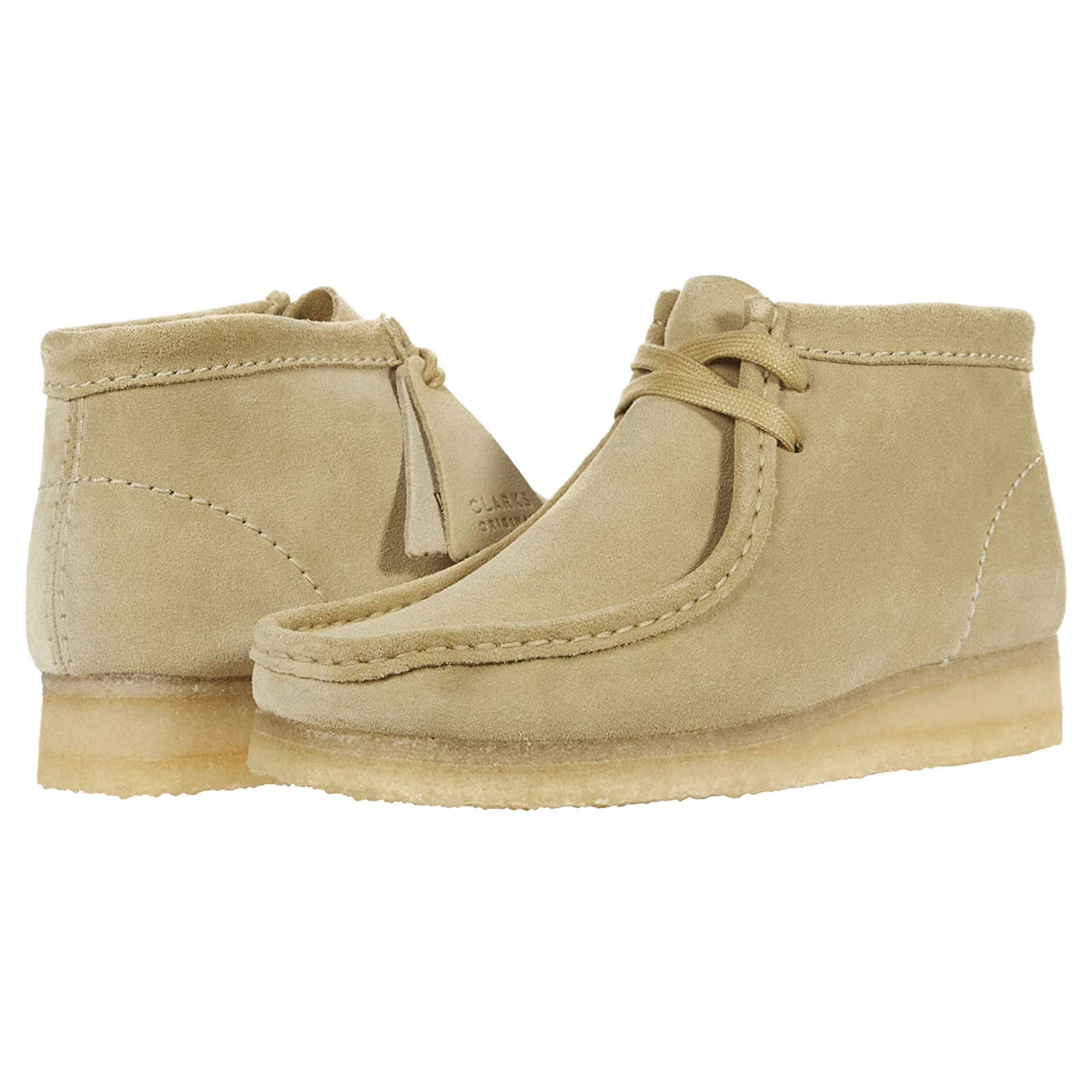 Clarks Originals Women's Boots Wallabee Boot. Casual Lace-Up Moccasins Suede - UK 5.5