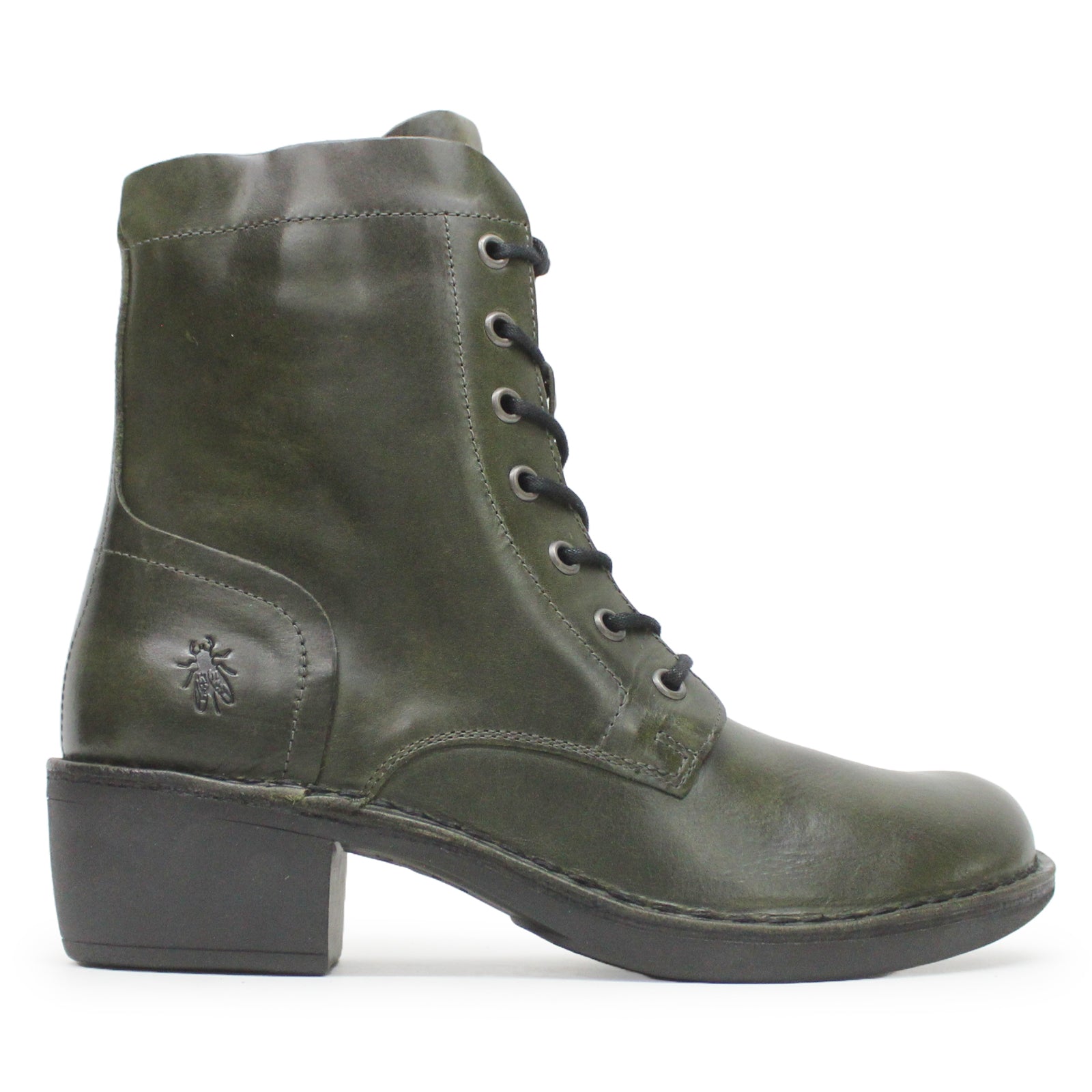 Fly London MILU044FLY Rug Leather Womens Boots#color_diesel