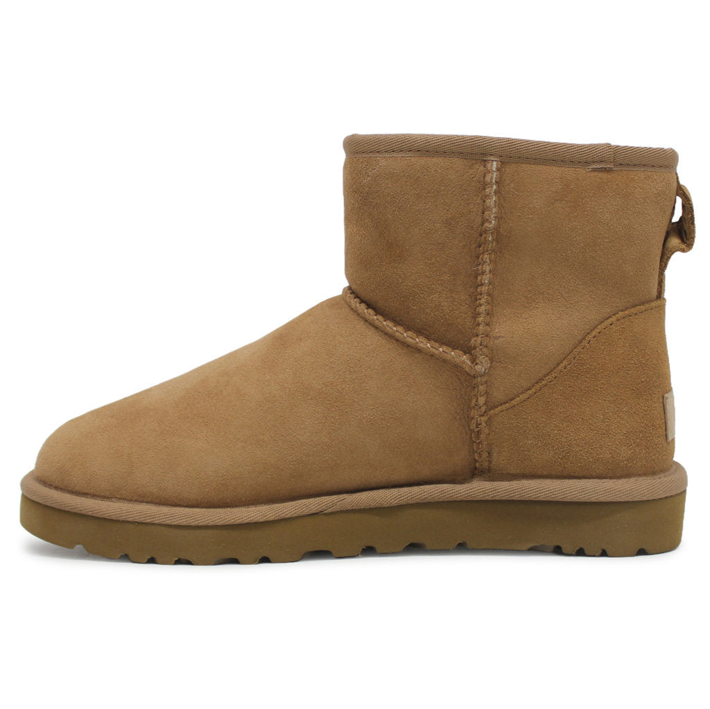 Ugg Womens Boots Classic Mini II Casual Pull-On Ankle Suede - UK 5