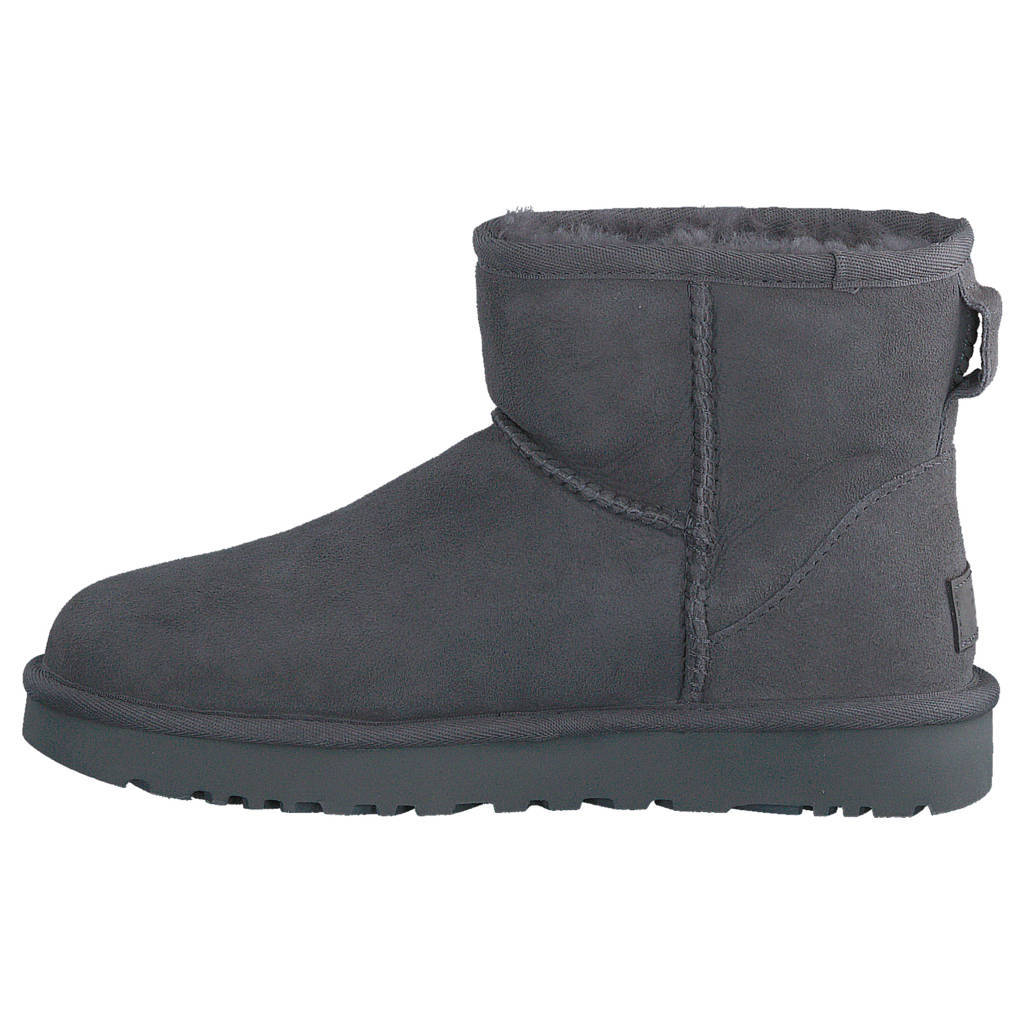 Ugg Womens Boots Classic Mini II Casual Pull-On Ankle Suede - UK 5