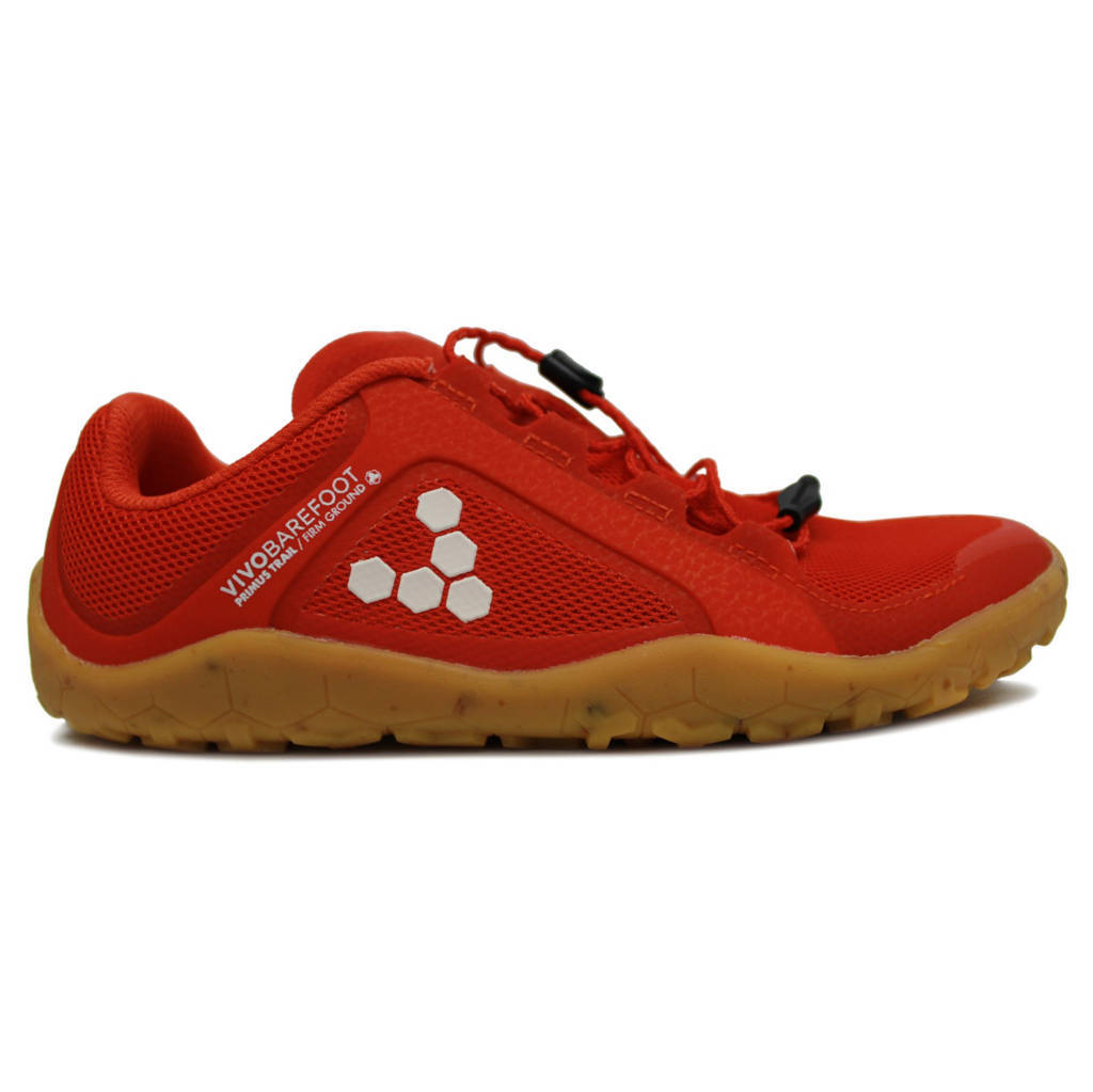 Vivobarefoot Primus Trail II FG Textile Synthetic Mens Trainers#color_fiery coral