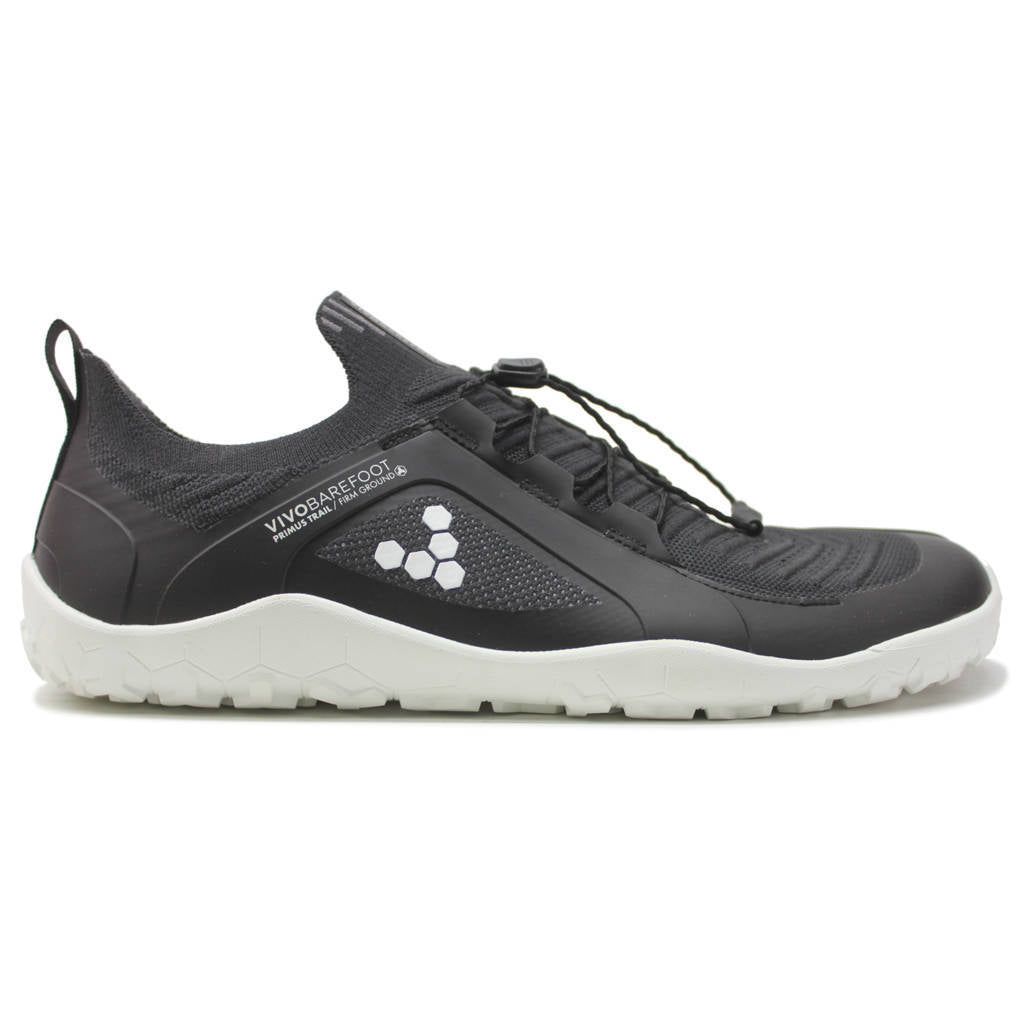 Vivobarefoot Primus Trail Knit FG Textile Synthetic Mens Trainers#color_black